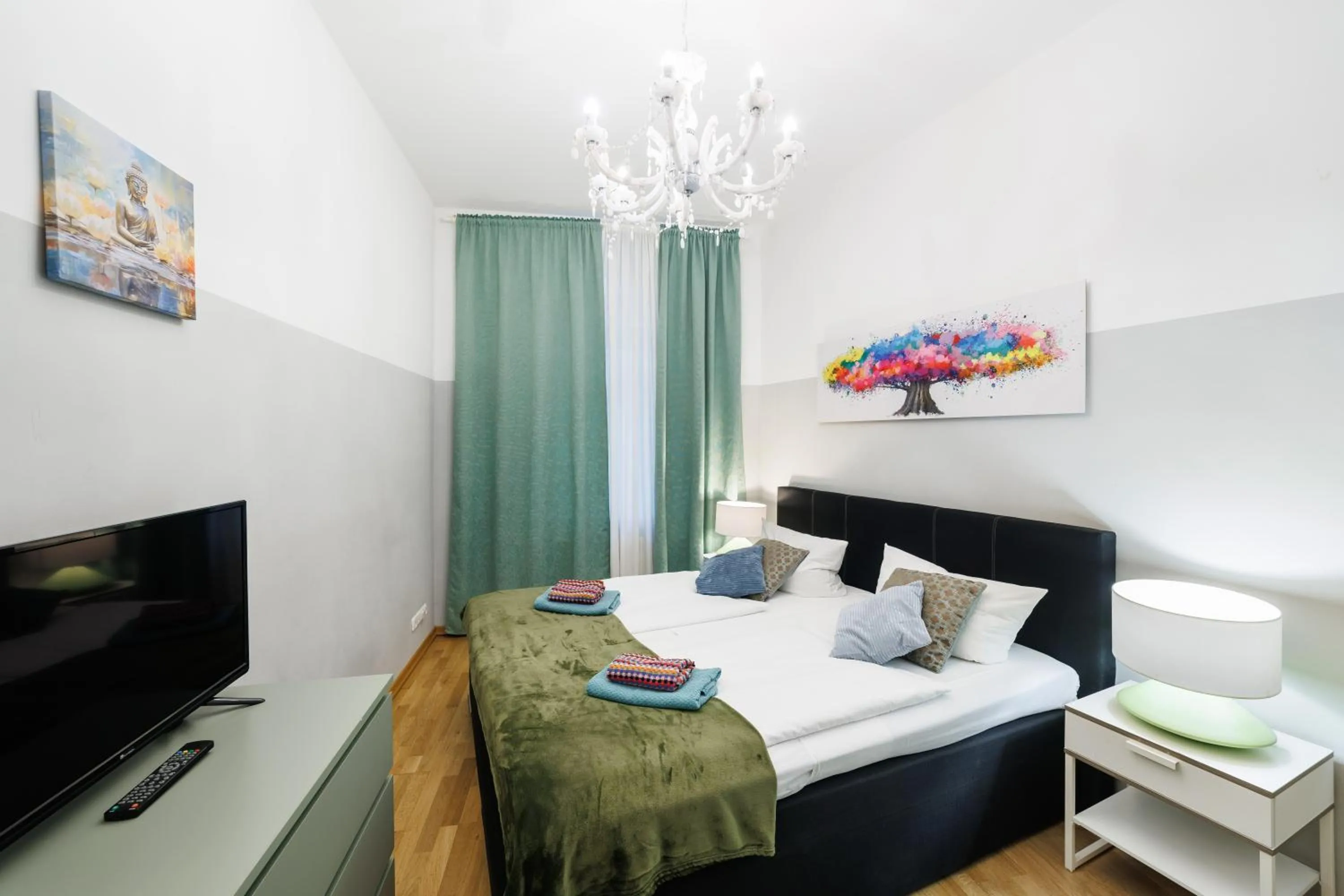 Bed in Grand Central Mitte Apartment