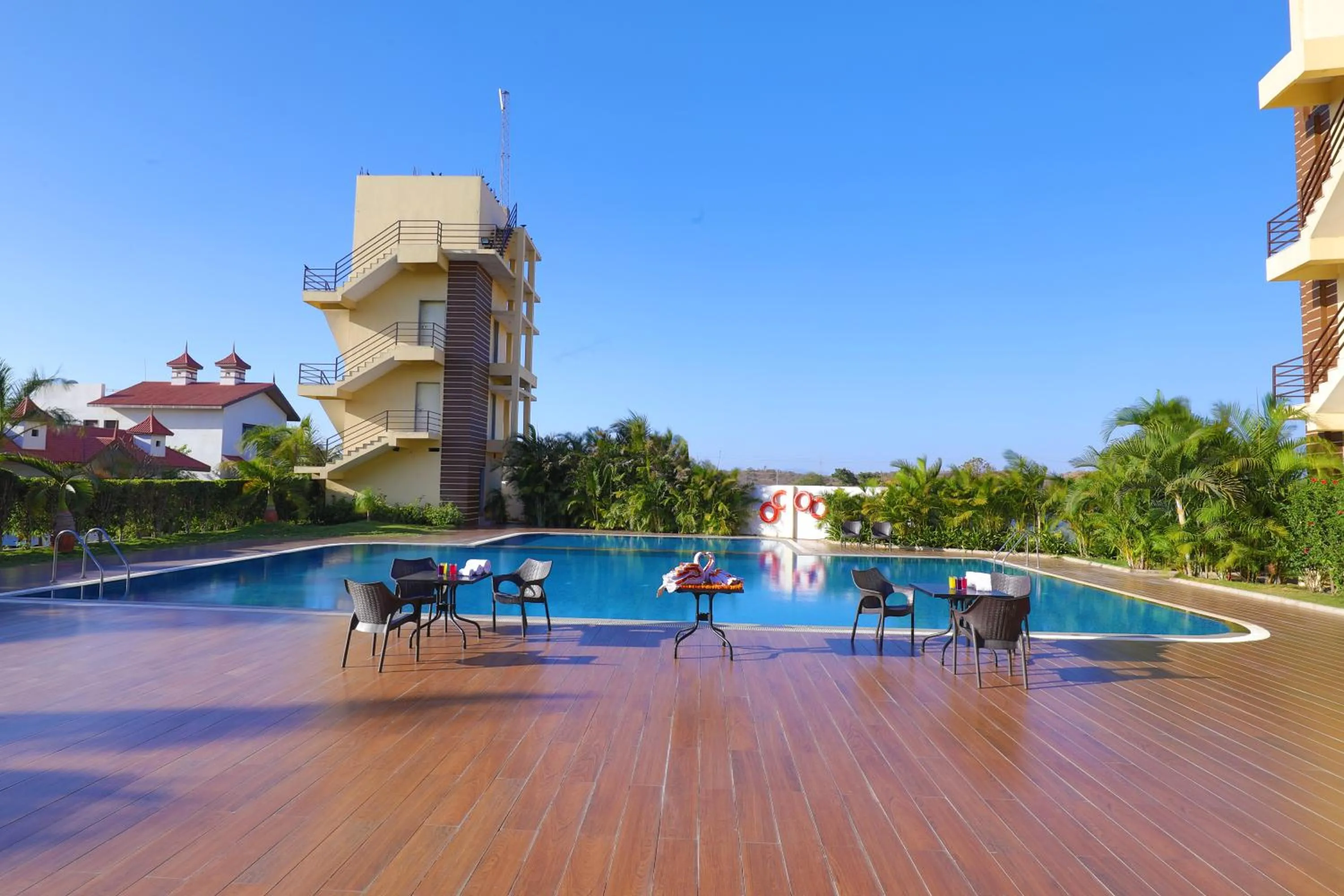 Swimming pool in Vishal Lords Inn Gir Forest