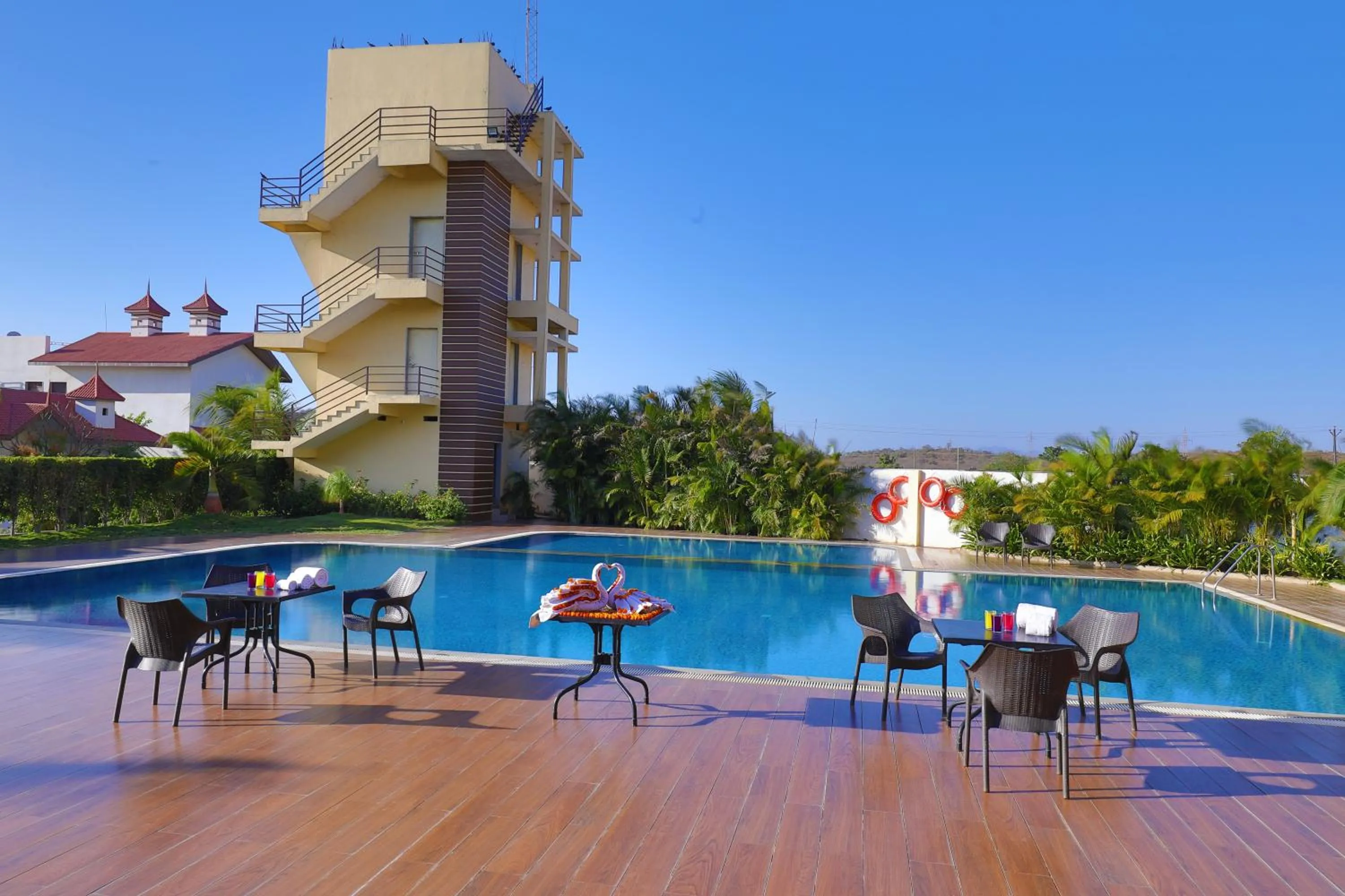 Swimming pool in Vishal Lords Inn Gir Forest