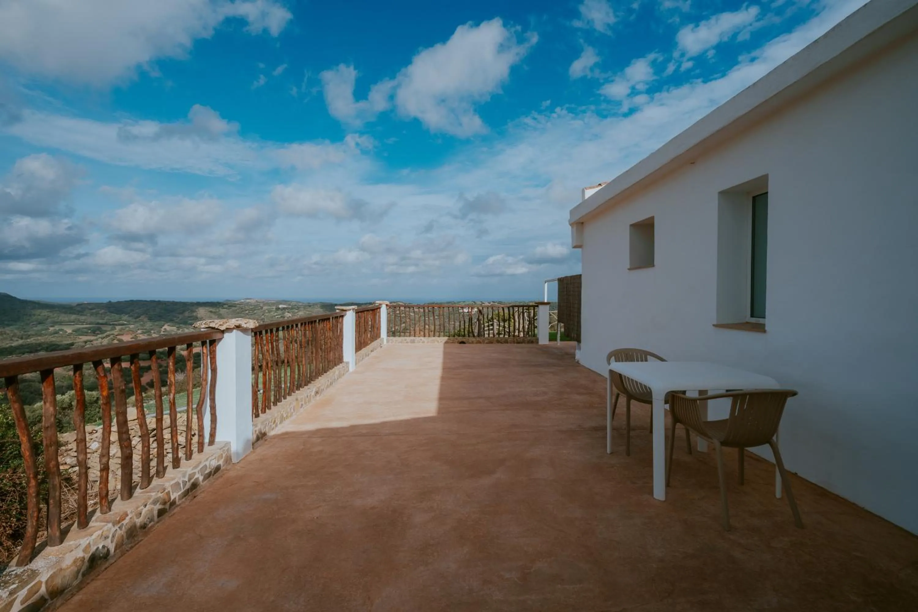 Balcony/Terrace in Agroturismo Son Vives Menorca - Adults Only