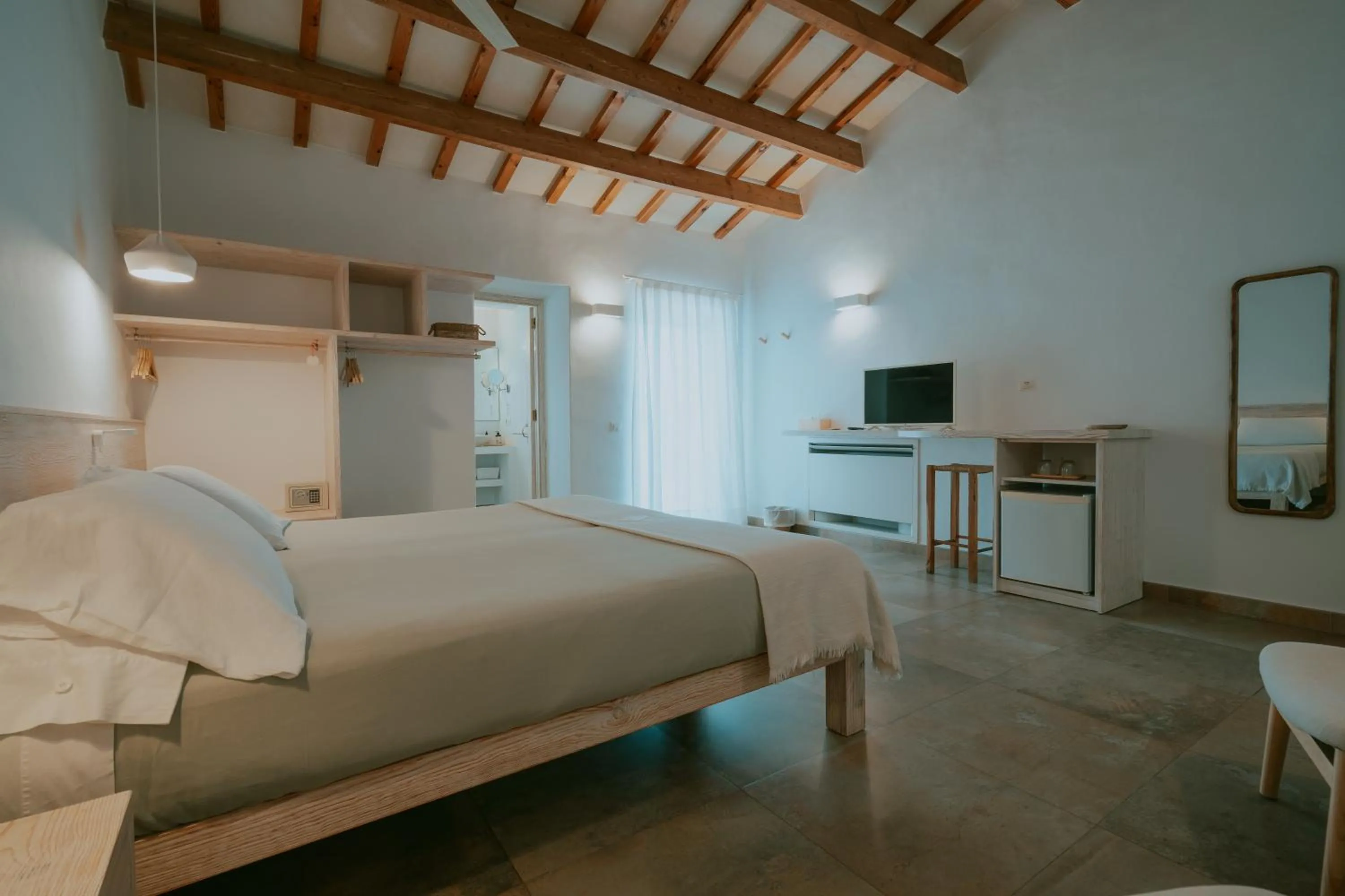 Bed in Agroturismo Son Vives Menorca - Adults Only