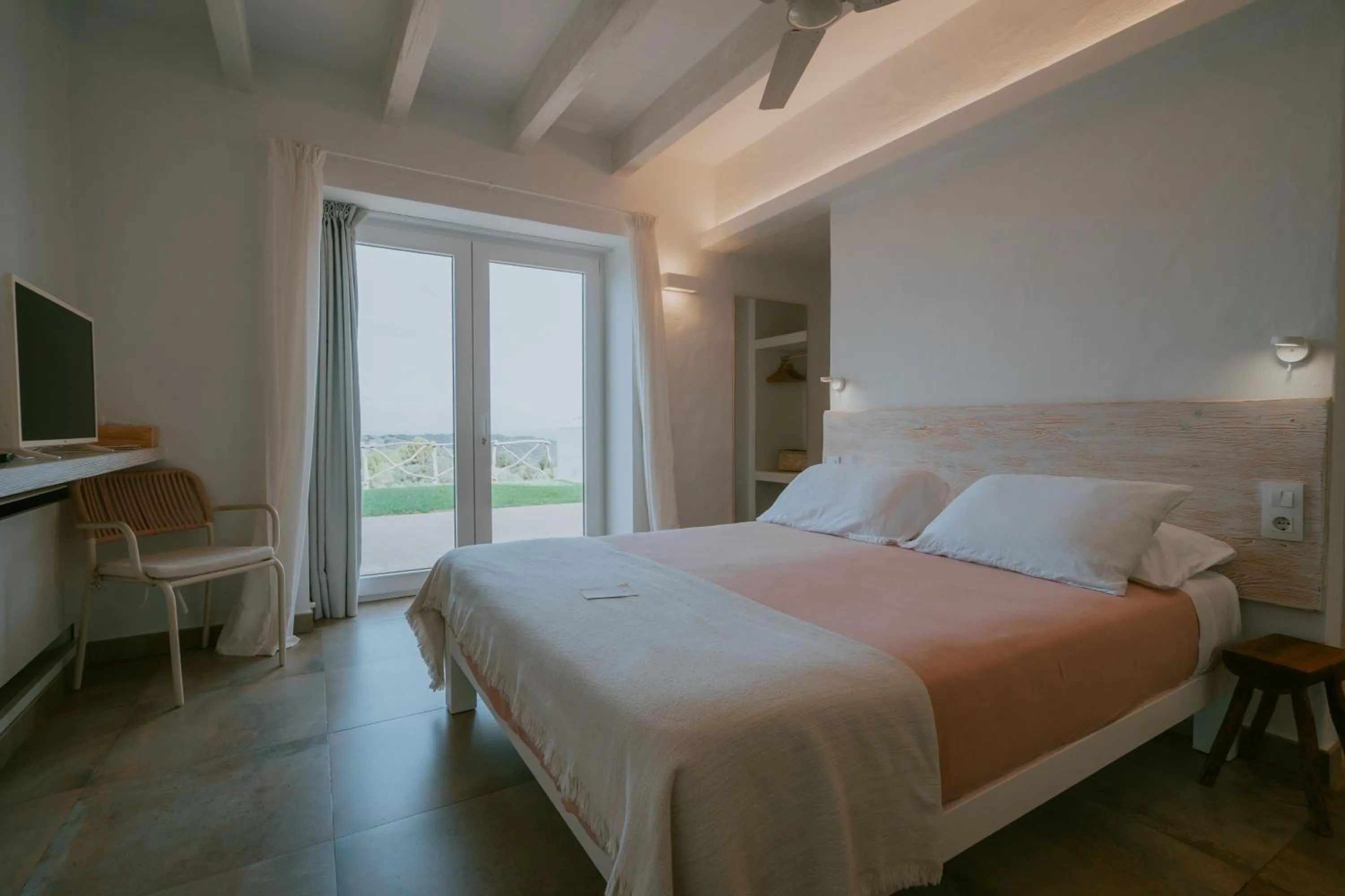 Bed in Agroturismo Son Vives Menorca - Adults Only