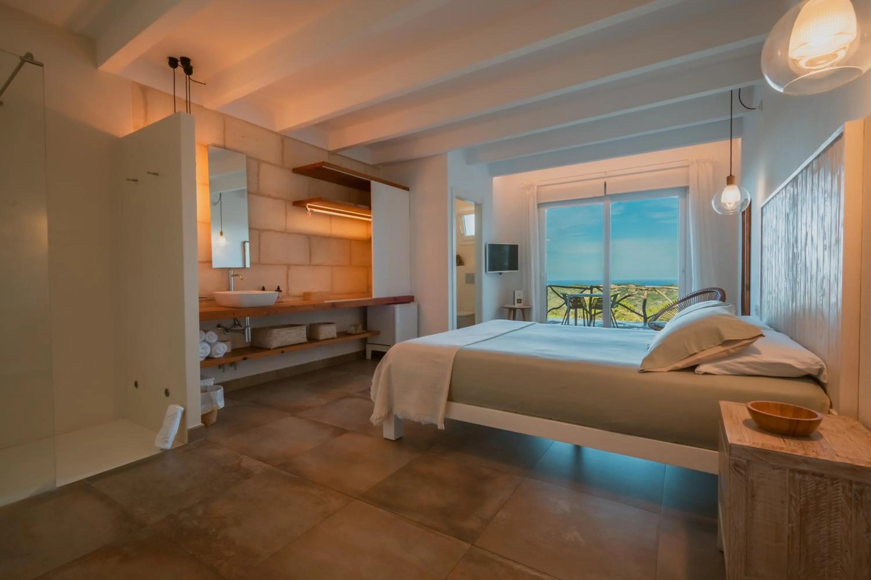 Bed in Agroturismo Son Vives Menorca - Adults Only