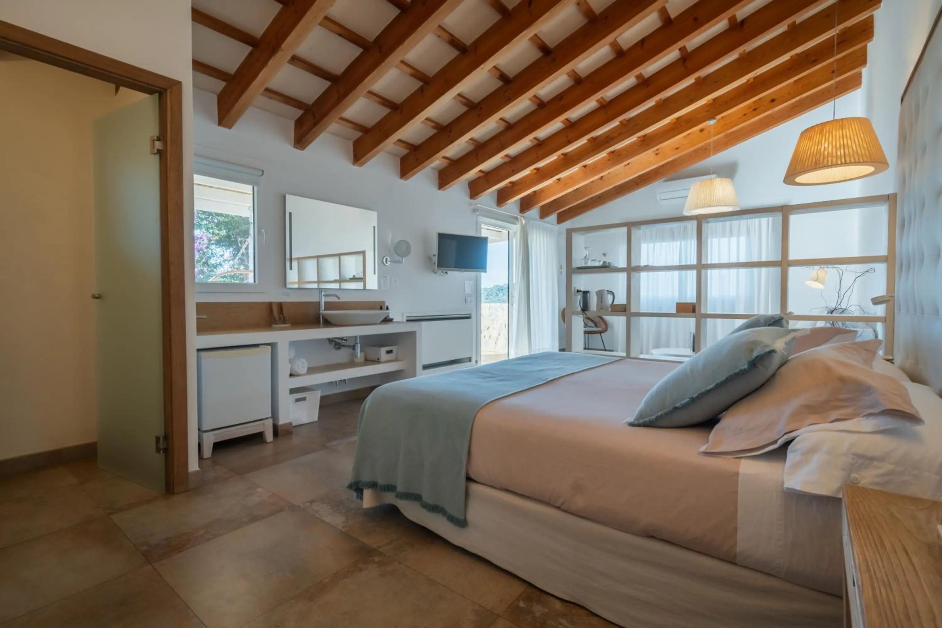 Bed in Agroturismo Son Vives Menorca - Adults Only