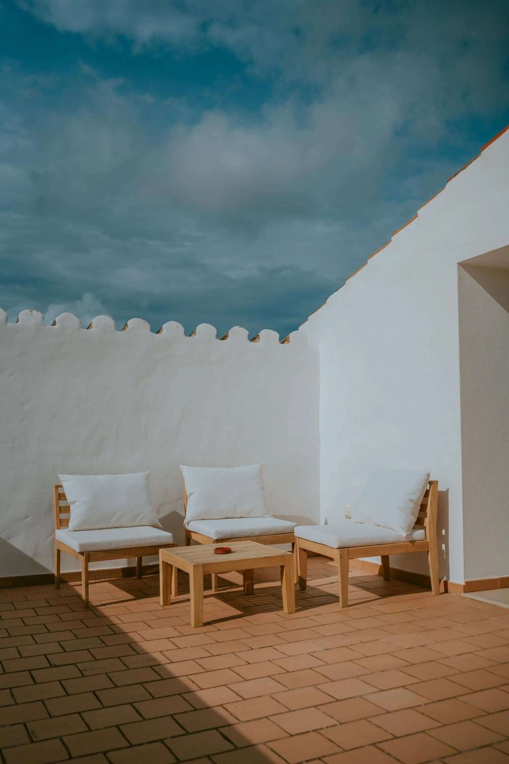 Balcony/Terrace in Agroturismo Son Vives Menorca - Adults Only