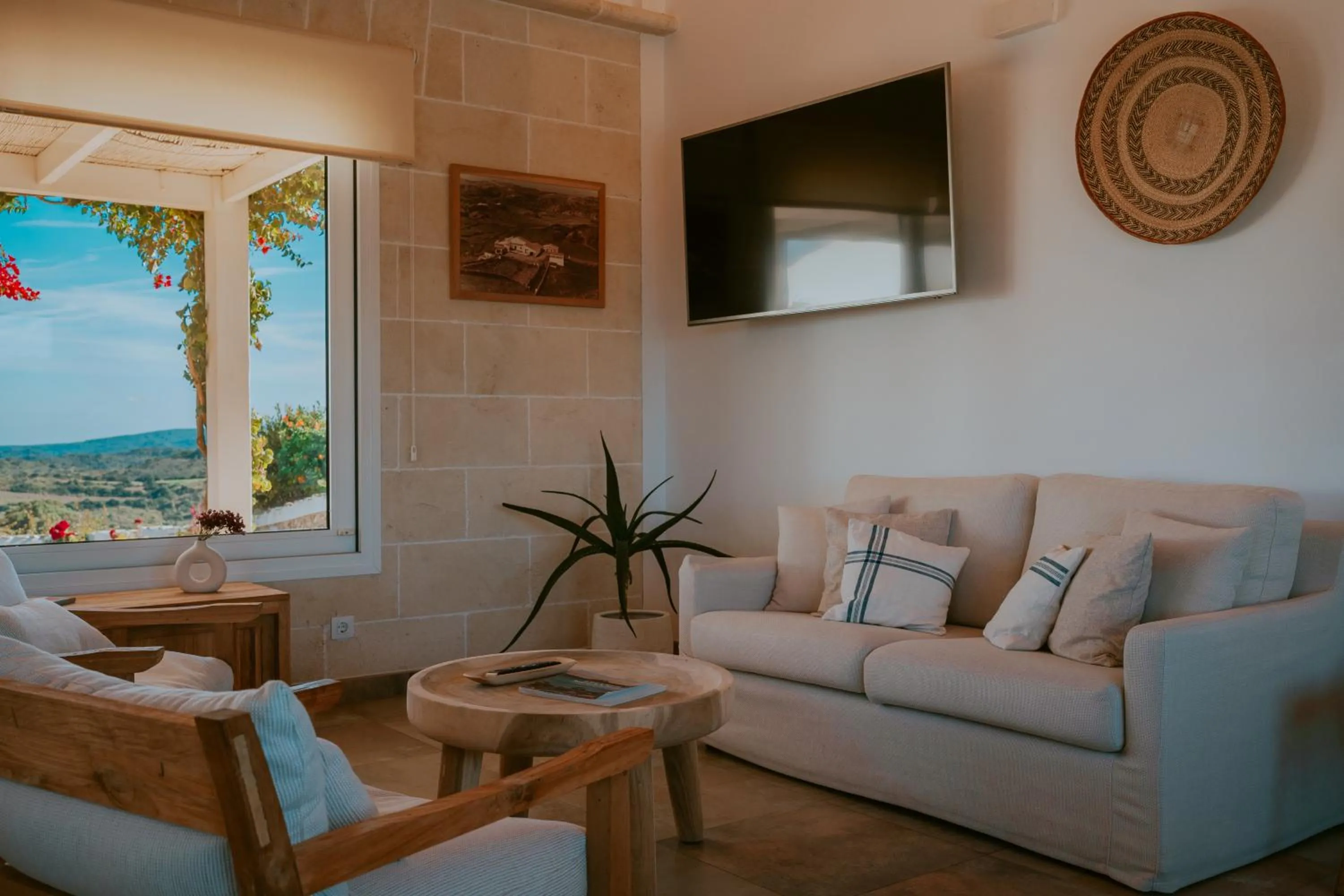 Seating area in Agroturismo Son Vives Menorca - Adults Only
