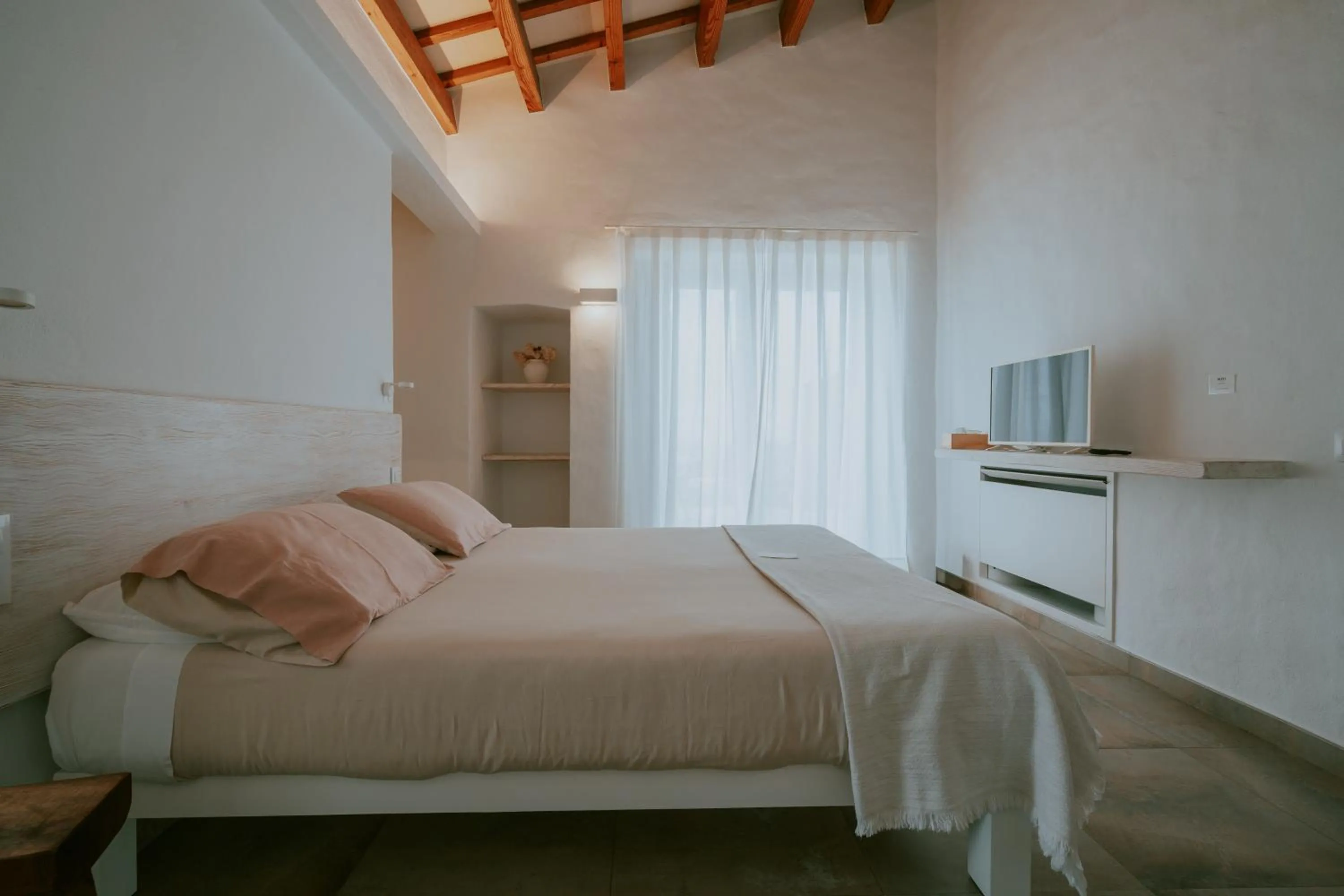 TV and multimedia, Bed in Agroturismo Son Vives Menorca - Adults Only