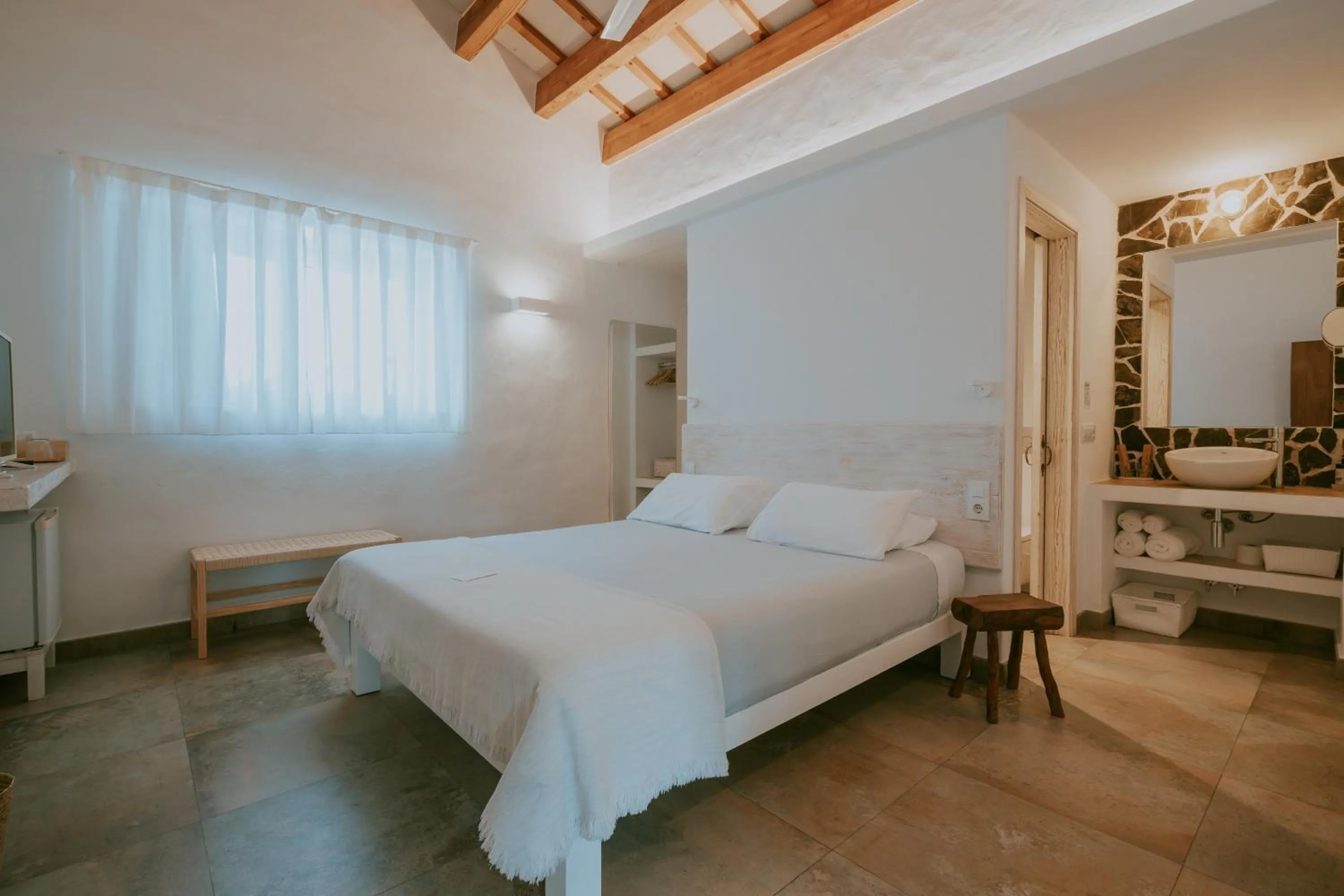 Bed in Agroturismo Son Vives Menorca - Adults Only