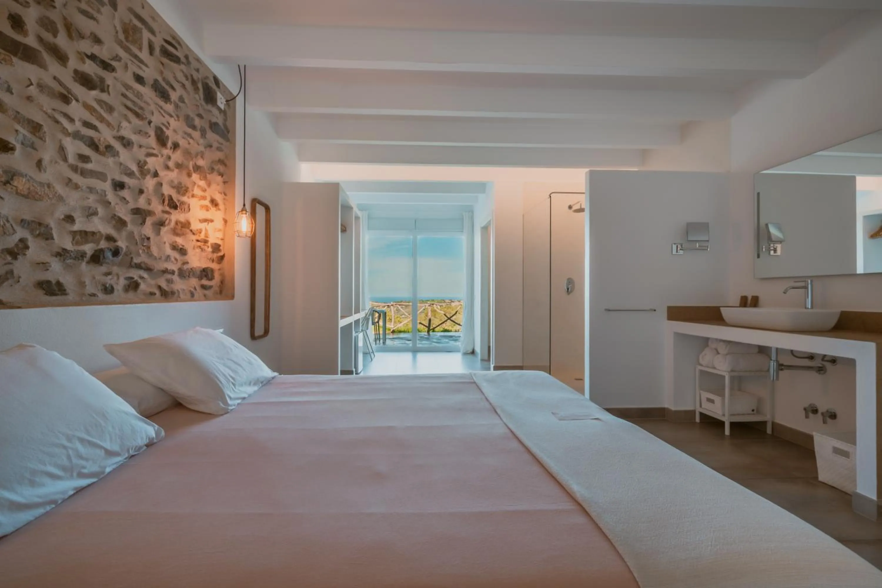 Bed in Agroturismo Son Vives Menorca - Adults Only
