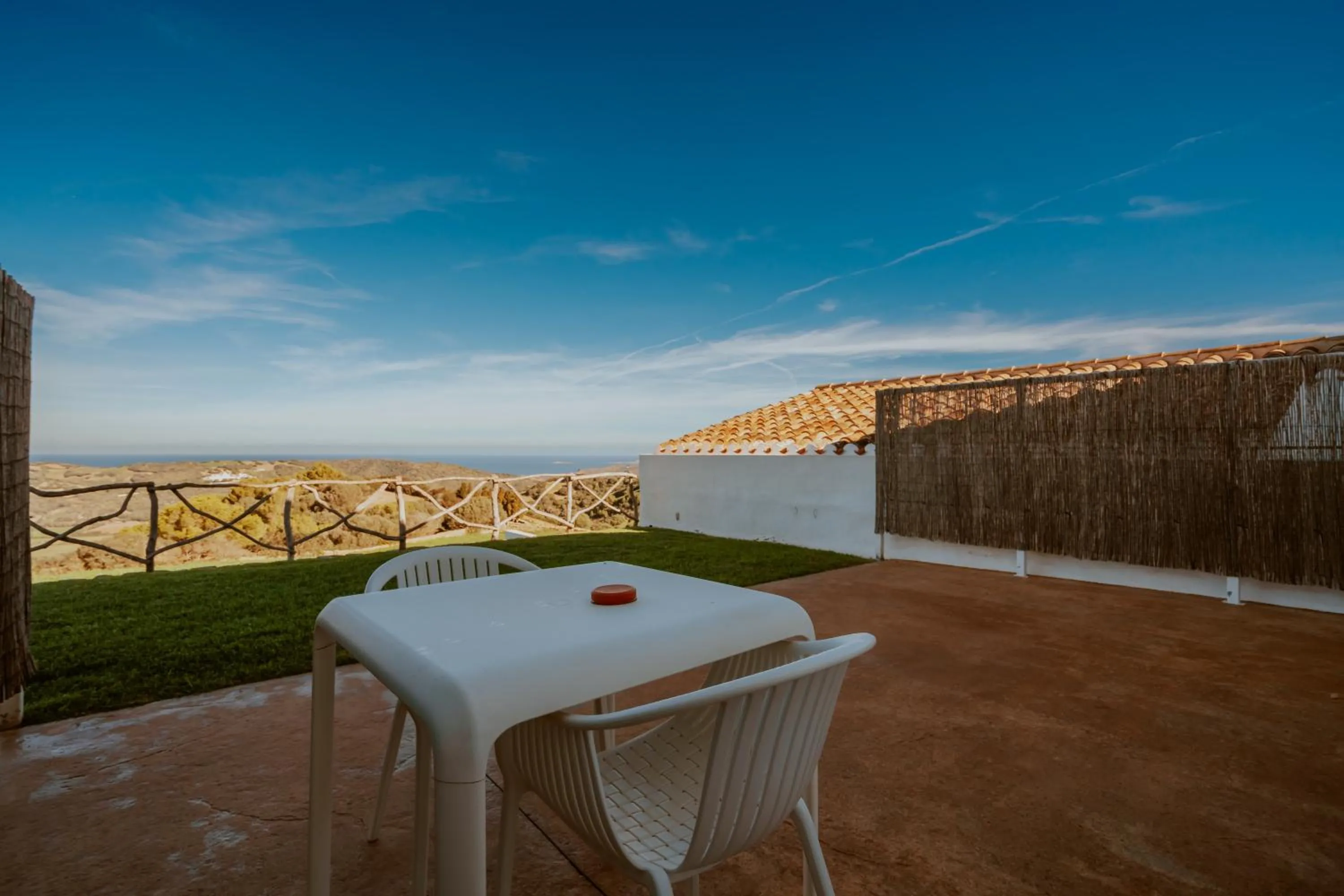 Balcony/Terrace in Agroturismo Son Vives Menorca - Adults Only