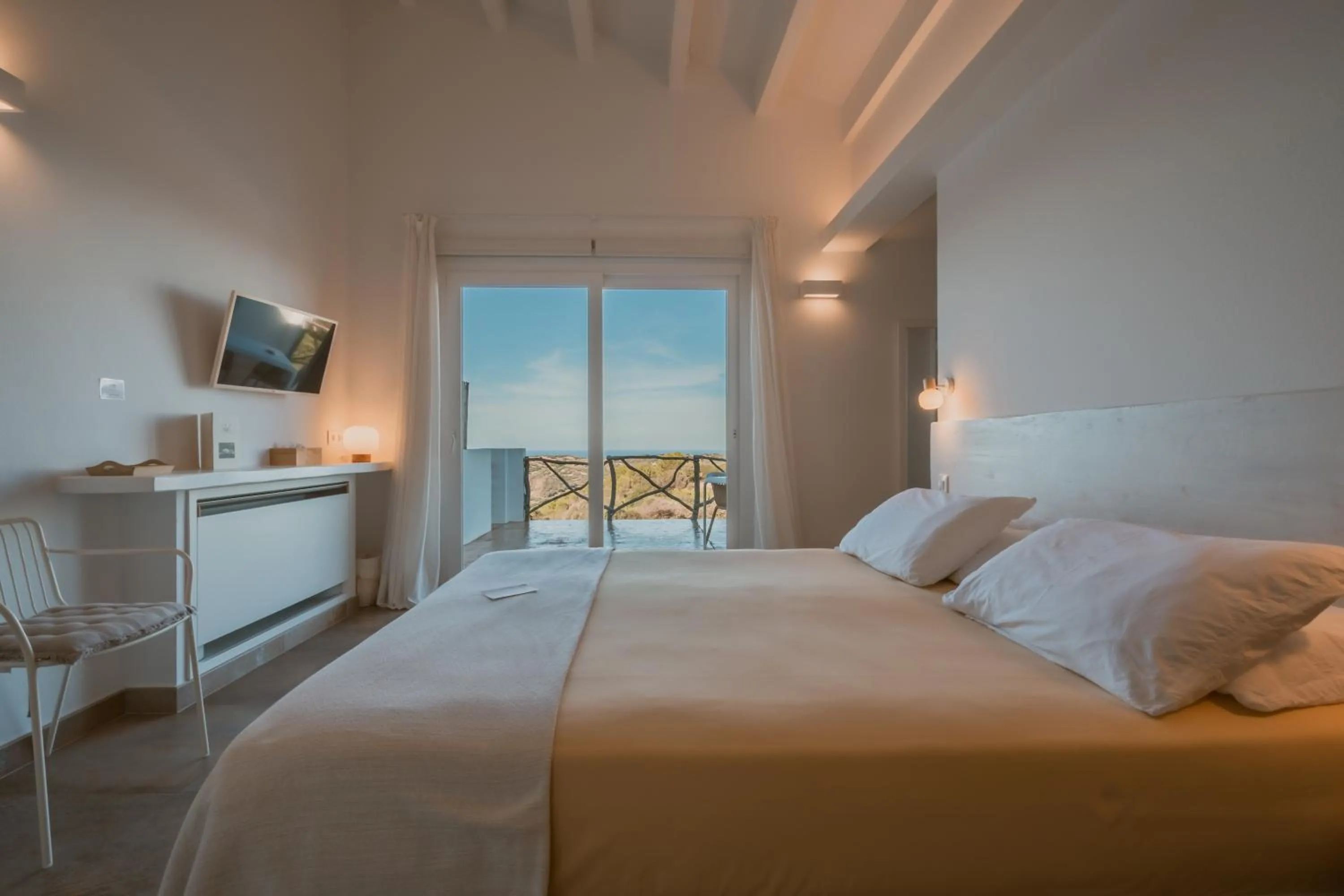 Bed in Agroturismo Son Vives Menorca - Adults Only