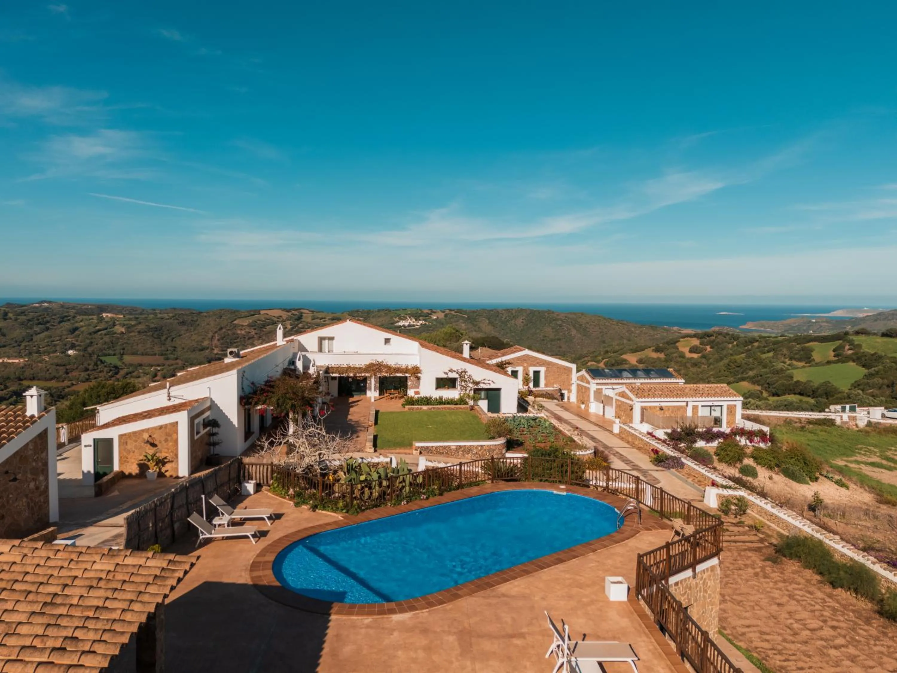Pool view in Agroturismo Son Vives Menorca - Adults Only