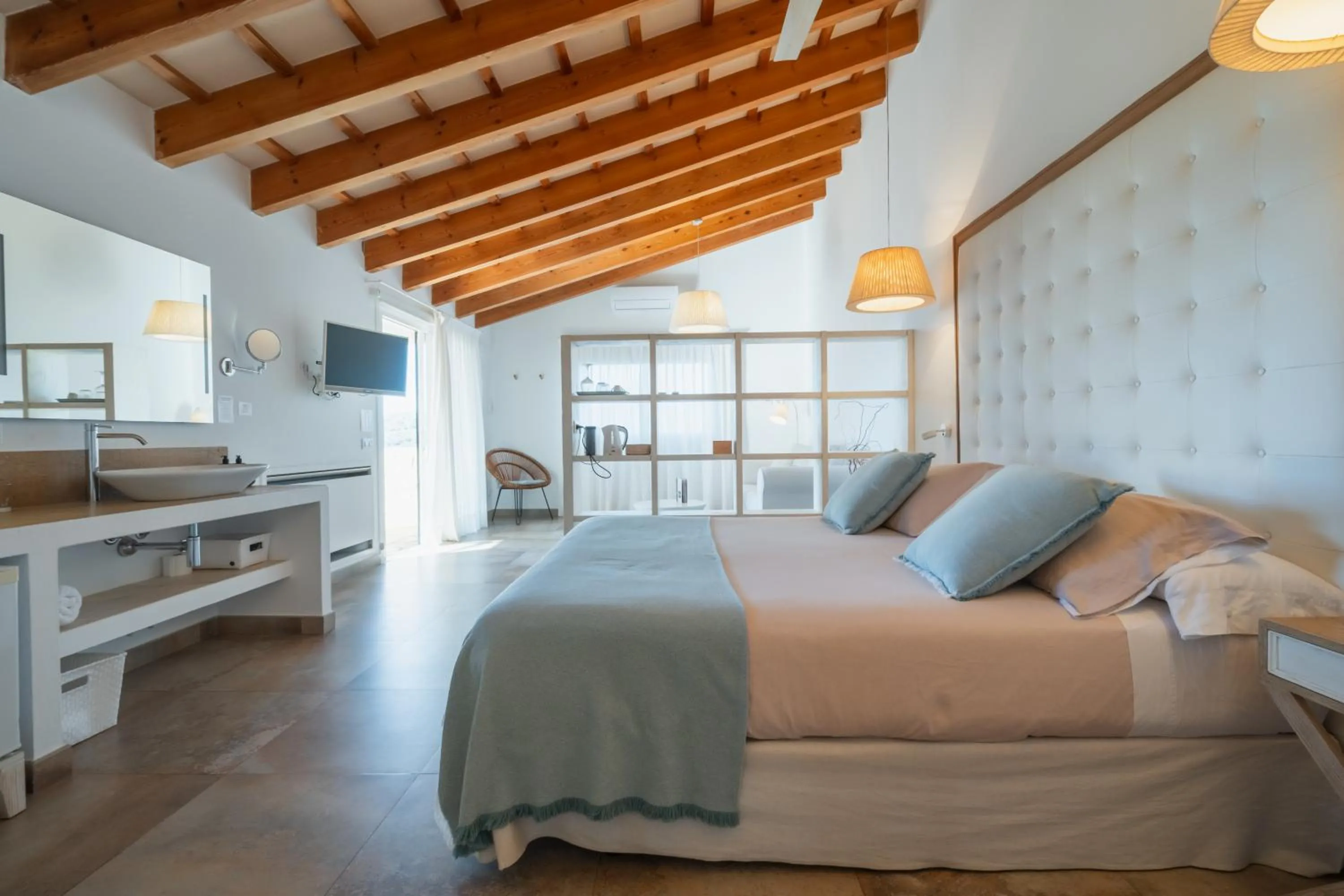 Bed in Agroturismo Son Vives Menorca - Adults Only