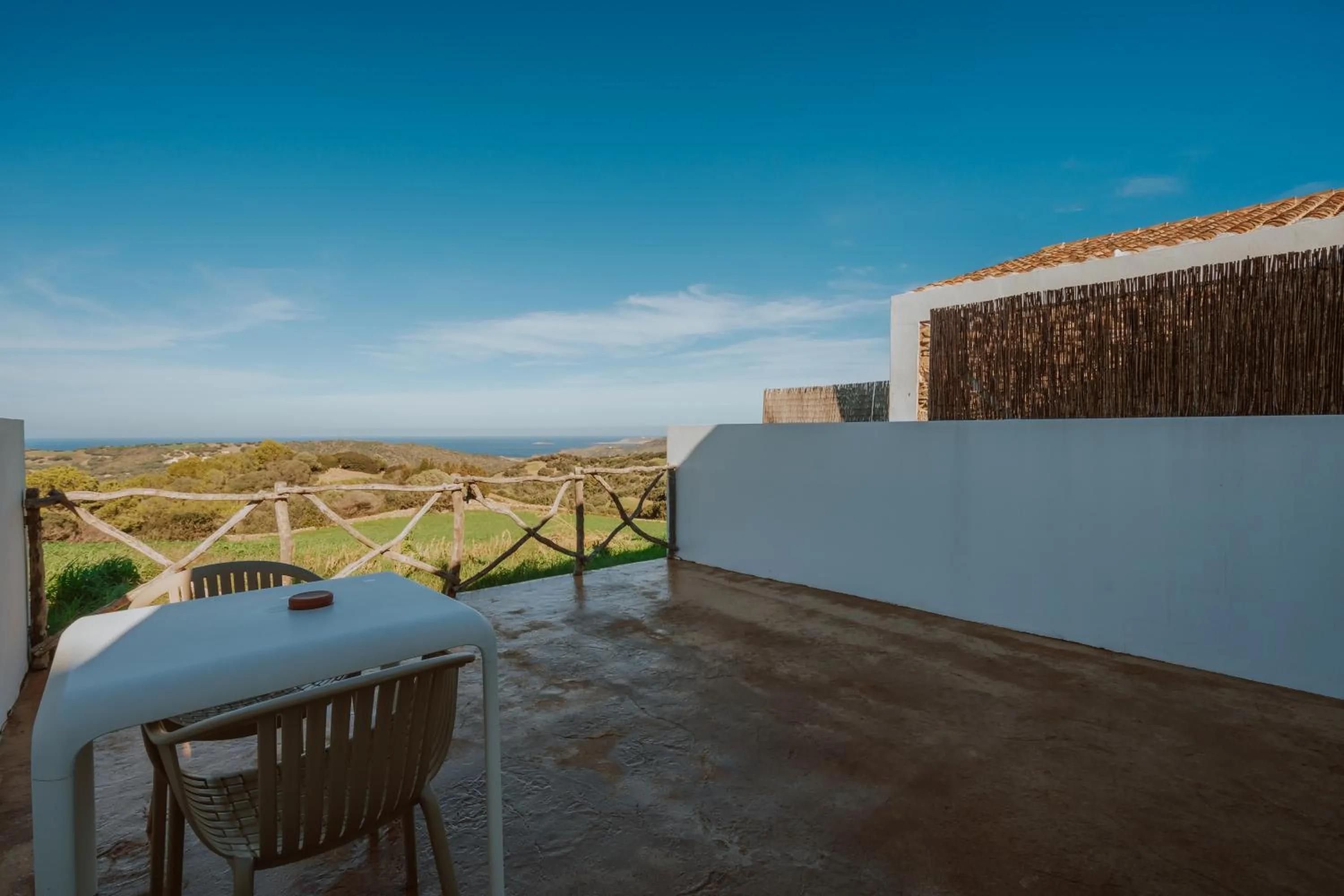 Balcony/Terrace in Agroturismo Son Vives Menorca - Adults Only