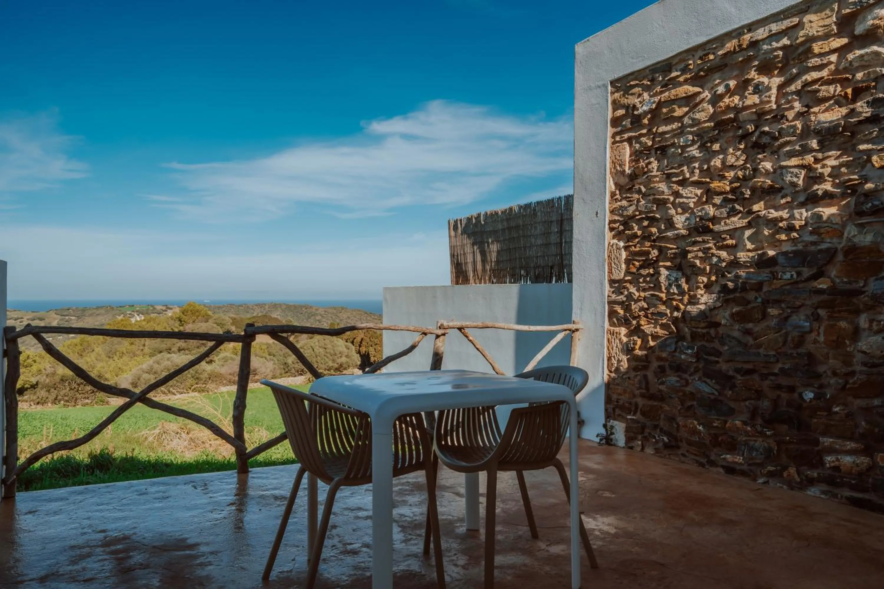 Balcony/Terrace in Agroturismo Son Vives Menorca - Adults Only