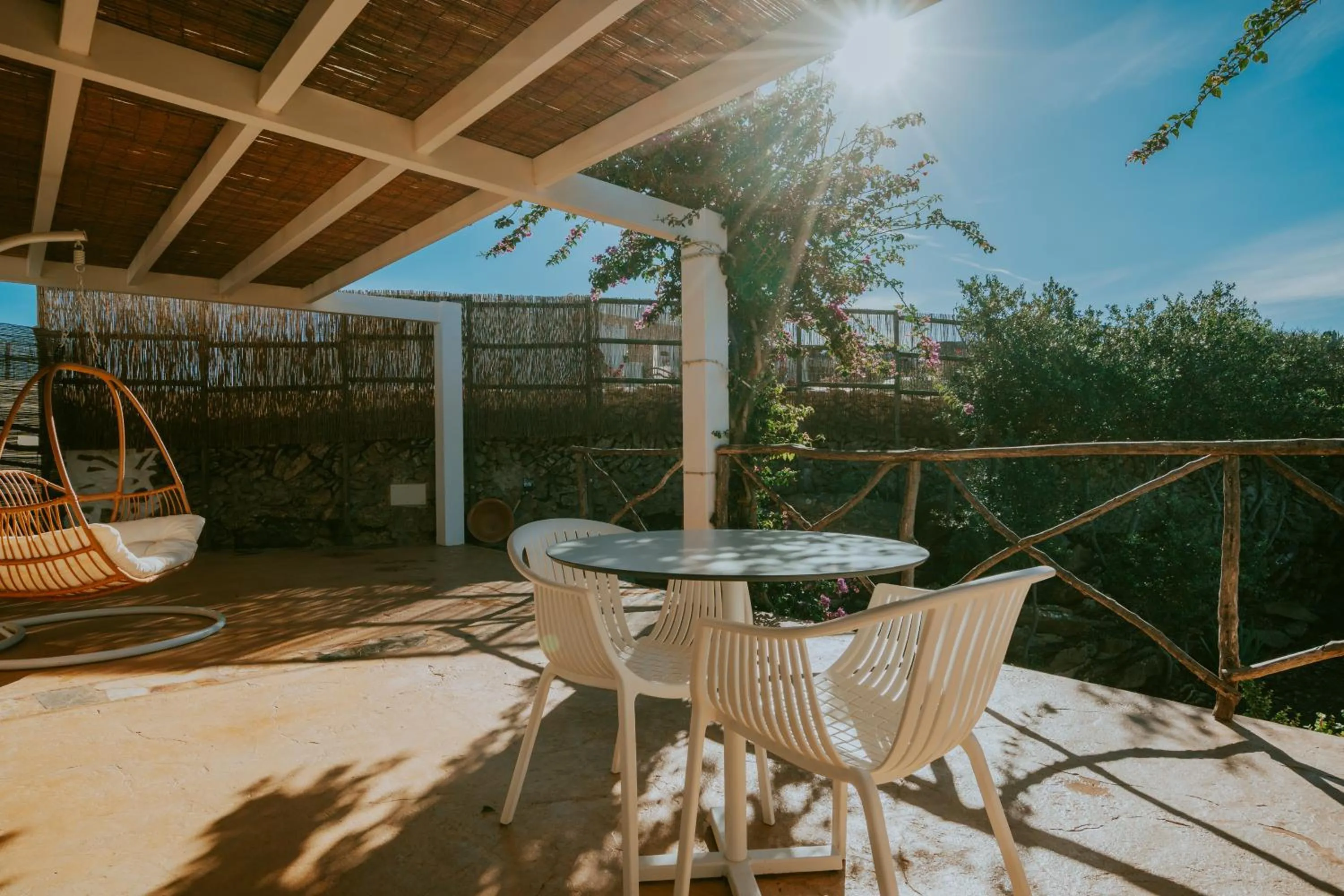 Balcony/Terrace in Agroturismo Son Vives Menorca - Adults Only