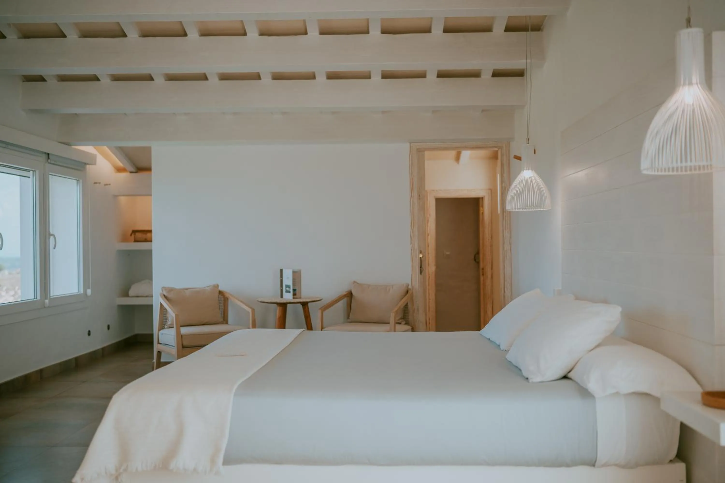 Bed in Agroturismo Son Vives Menorca - Adults Only