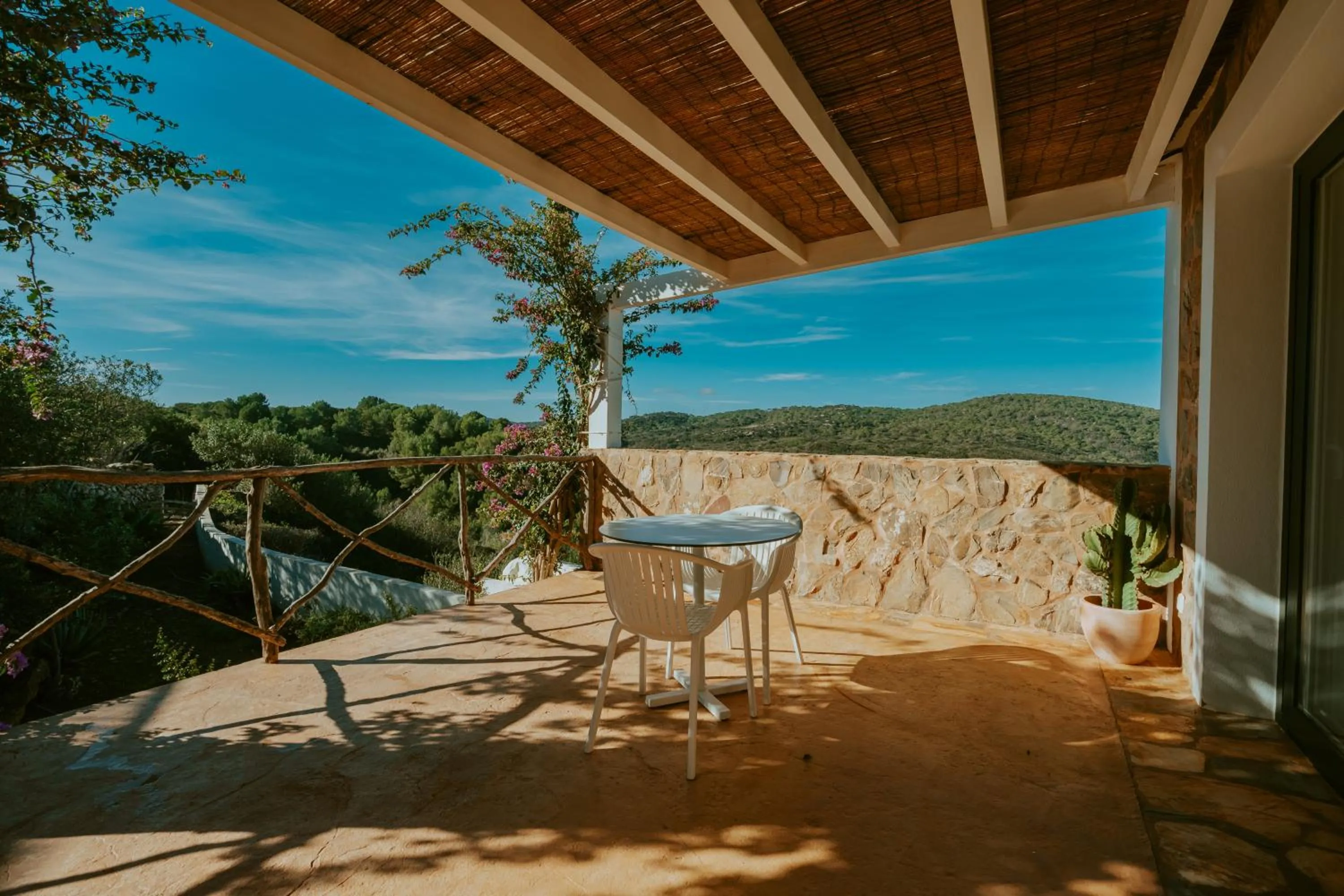 Balcony/Terrace in Agroturismo Son Vives Menorca - Adults Only