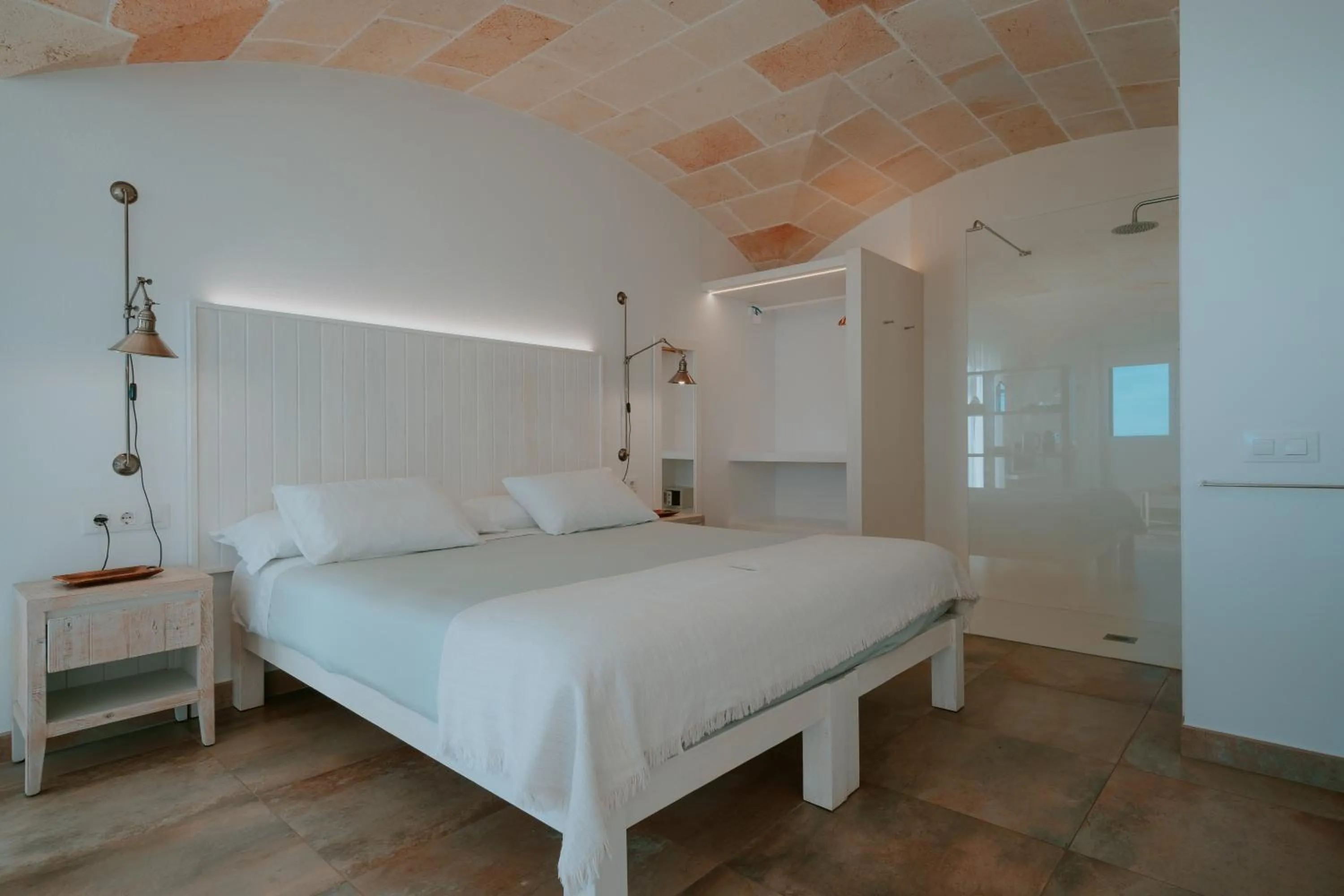 Bed in Agroturismo Son Vives Menorca - Adults Only