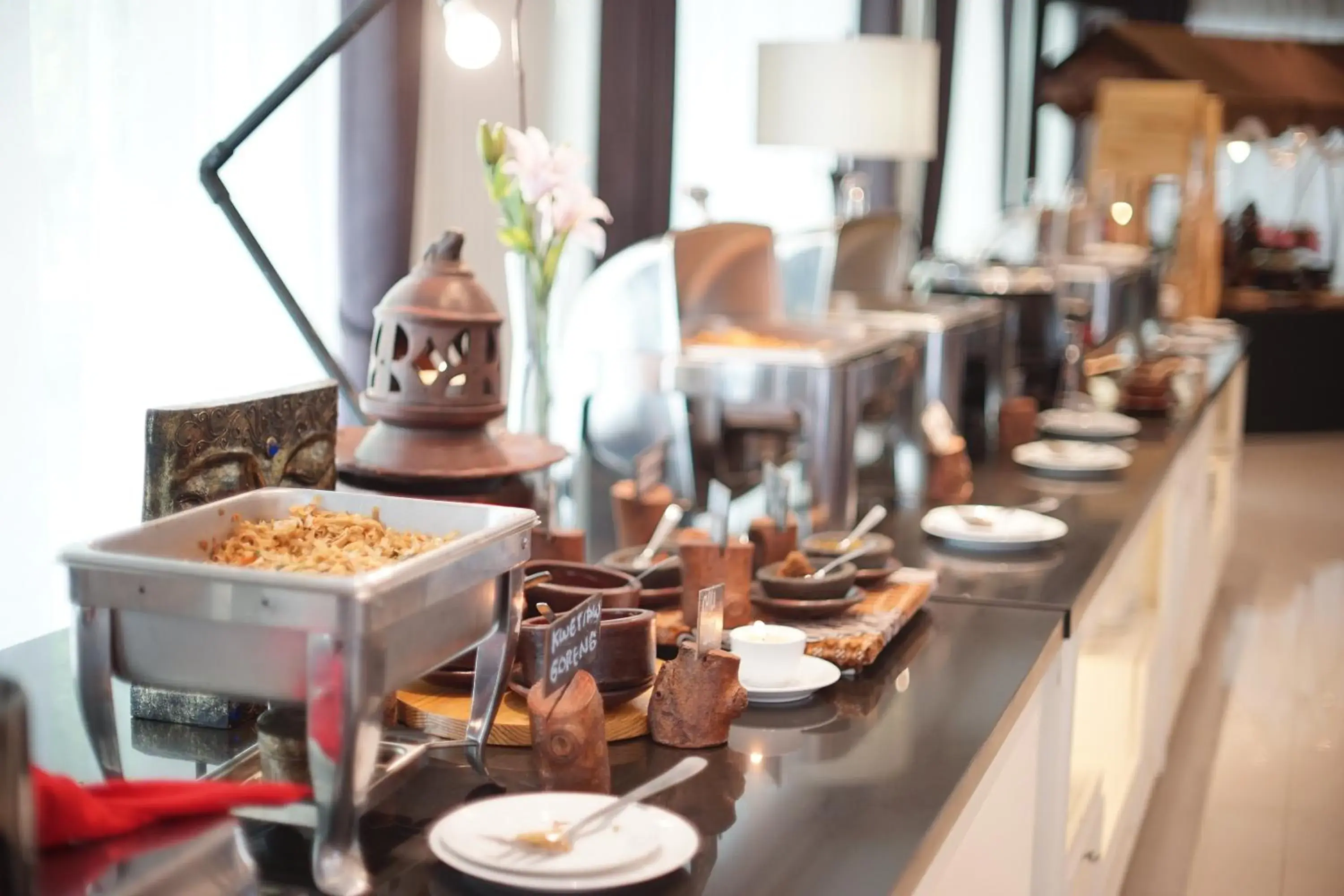 Buffet breakfast in Adhiwangsa Hotel Buffet breakfast in Adhiwangsa Hotel