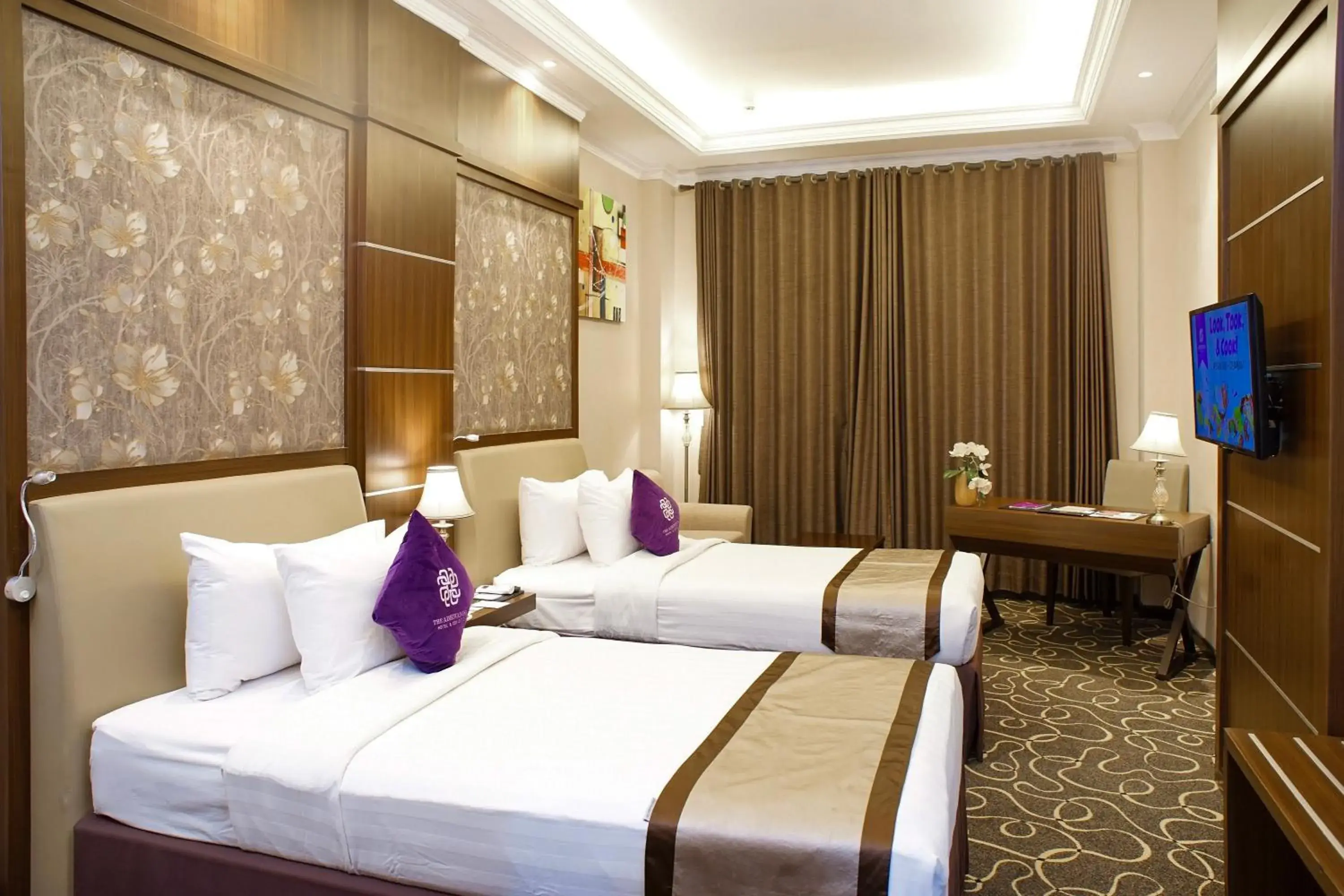 Deluxe Twin Room in Adhiwangsa Hotel Deluxe Twin Room in Adhiwangsa Hotel