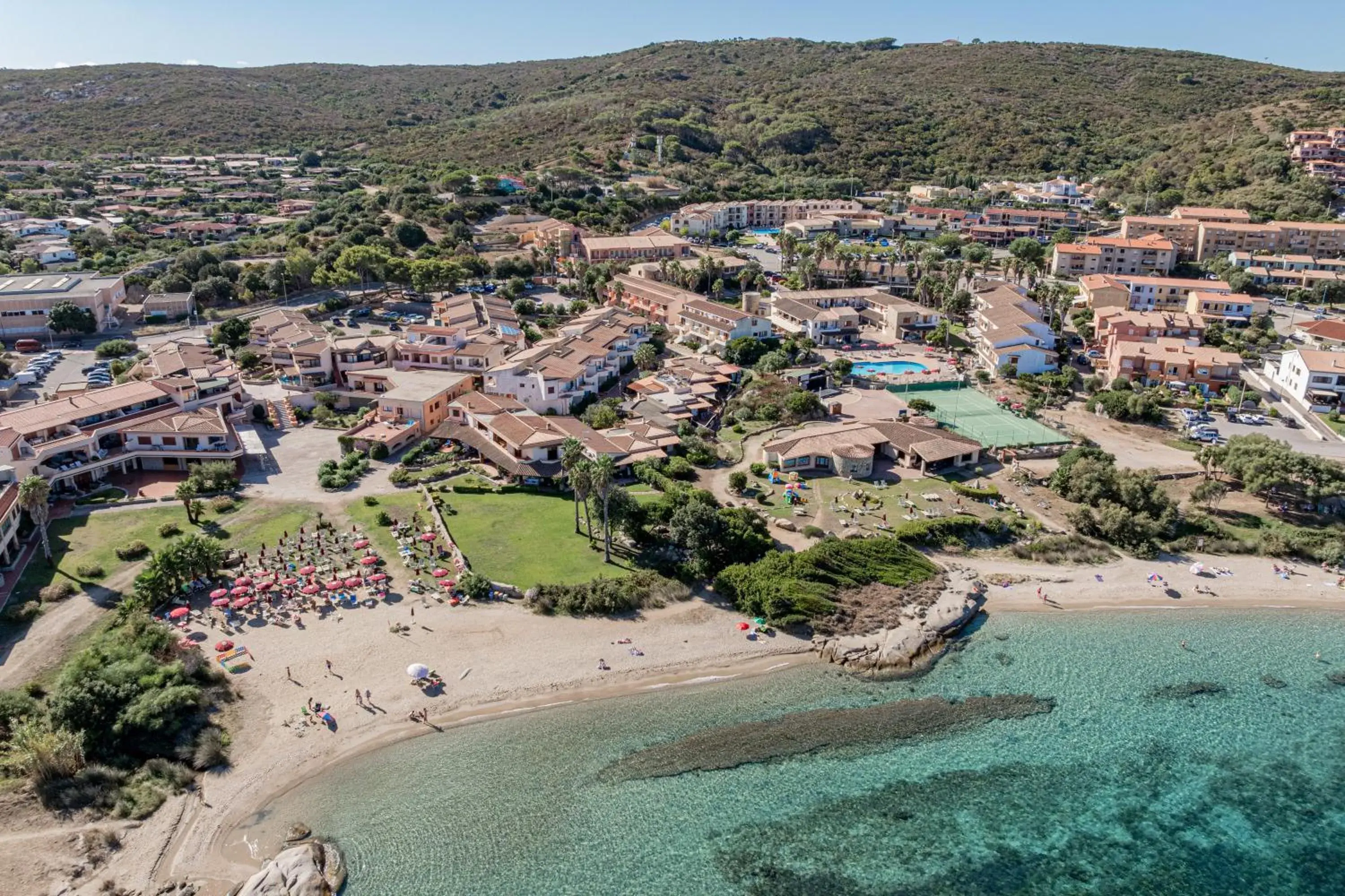 Bird's eye view in Club Esse Residence Capo D'orso Bird's eye view in Club Esse Residence Capo D'orso