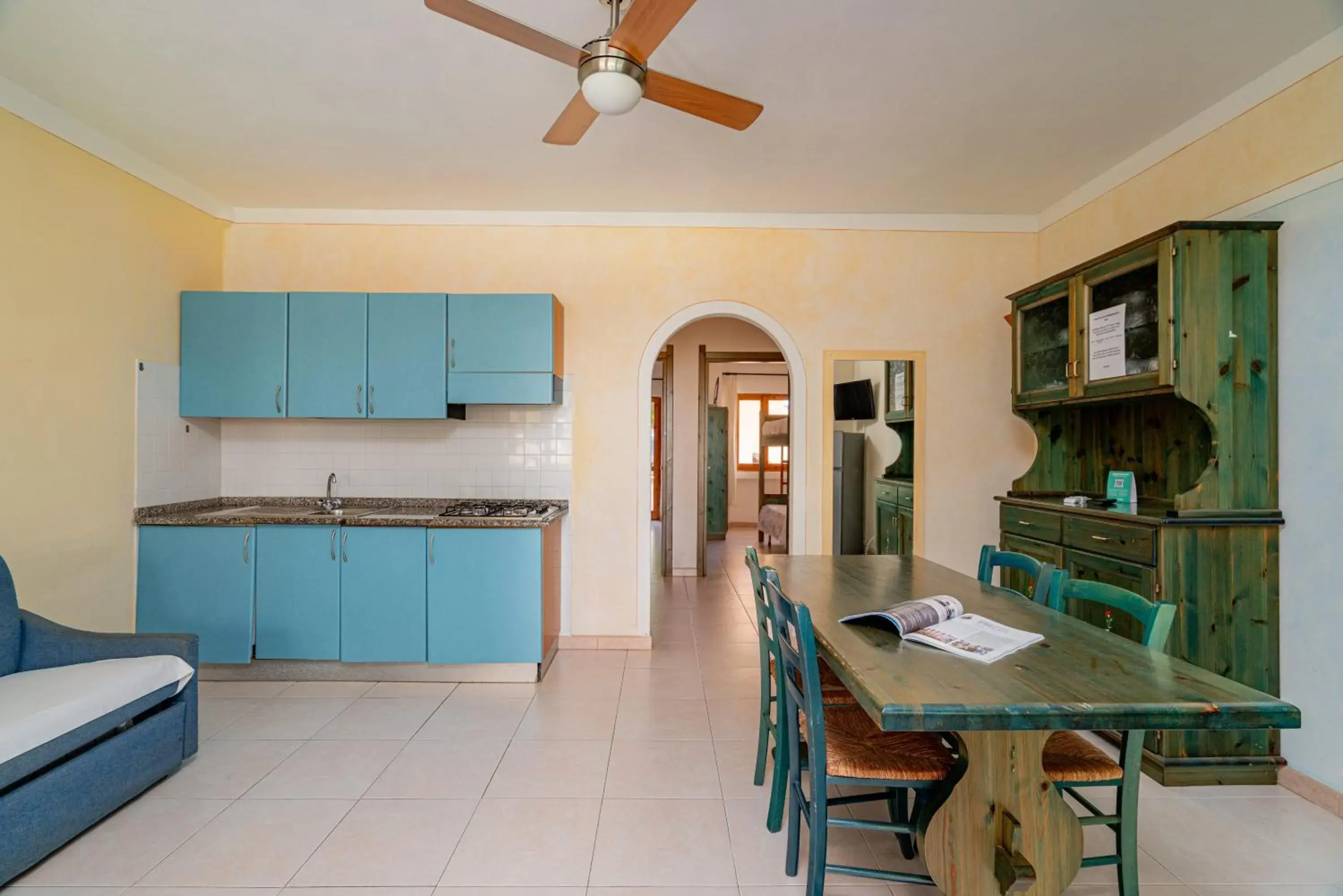 Kitchen or kitchenette in Club Esse Residence Capo D'orso Kitchen or kitchenette in Club Esse Residence Capo D'orso