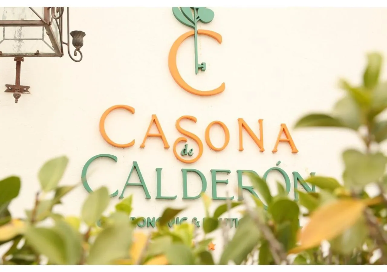 Property building in La Casona de Calderón Gastronomic & Boutique Hotel