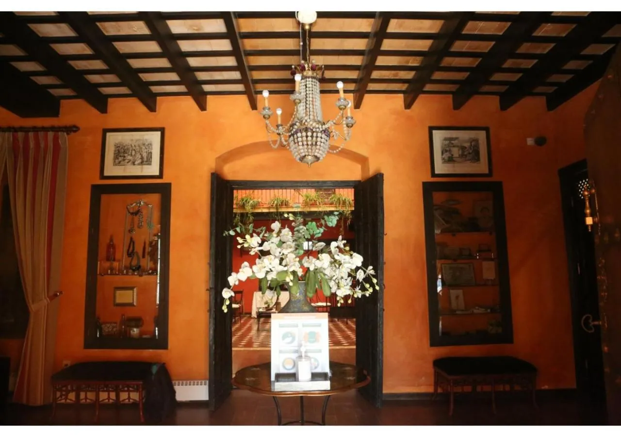Lobby or reception in La Casona de Calderón Gastronomic & Boutique Hotel