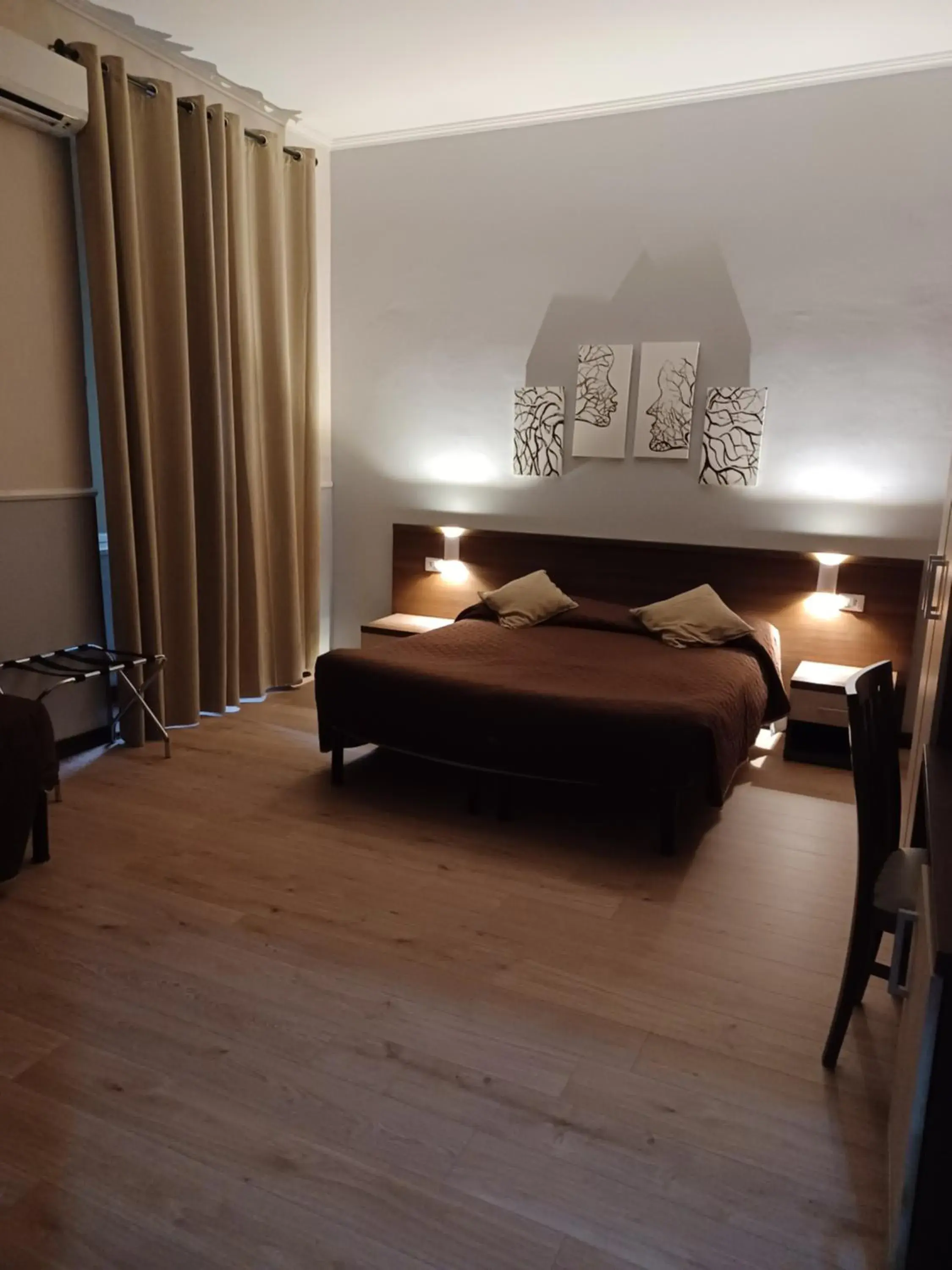 Bed in Hotel Leone Bed in Hotel Leone