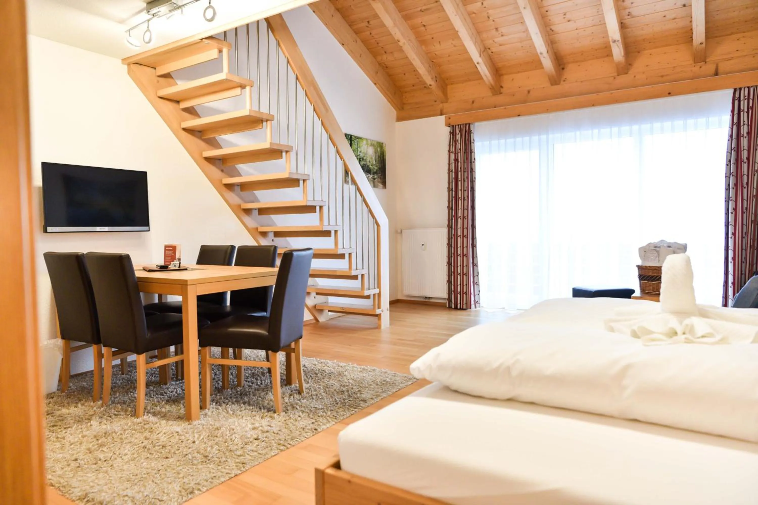 Photo of the whole room, Bed in Burg Hotel Feldberg