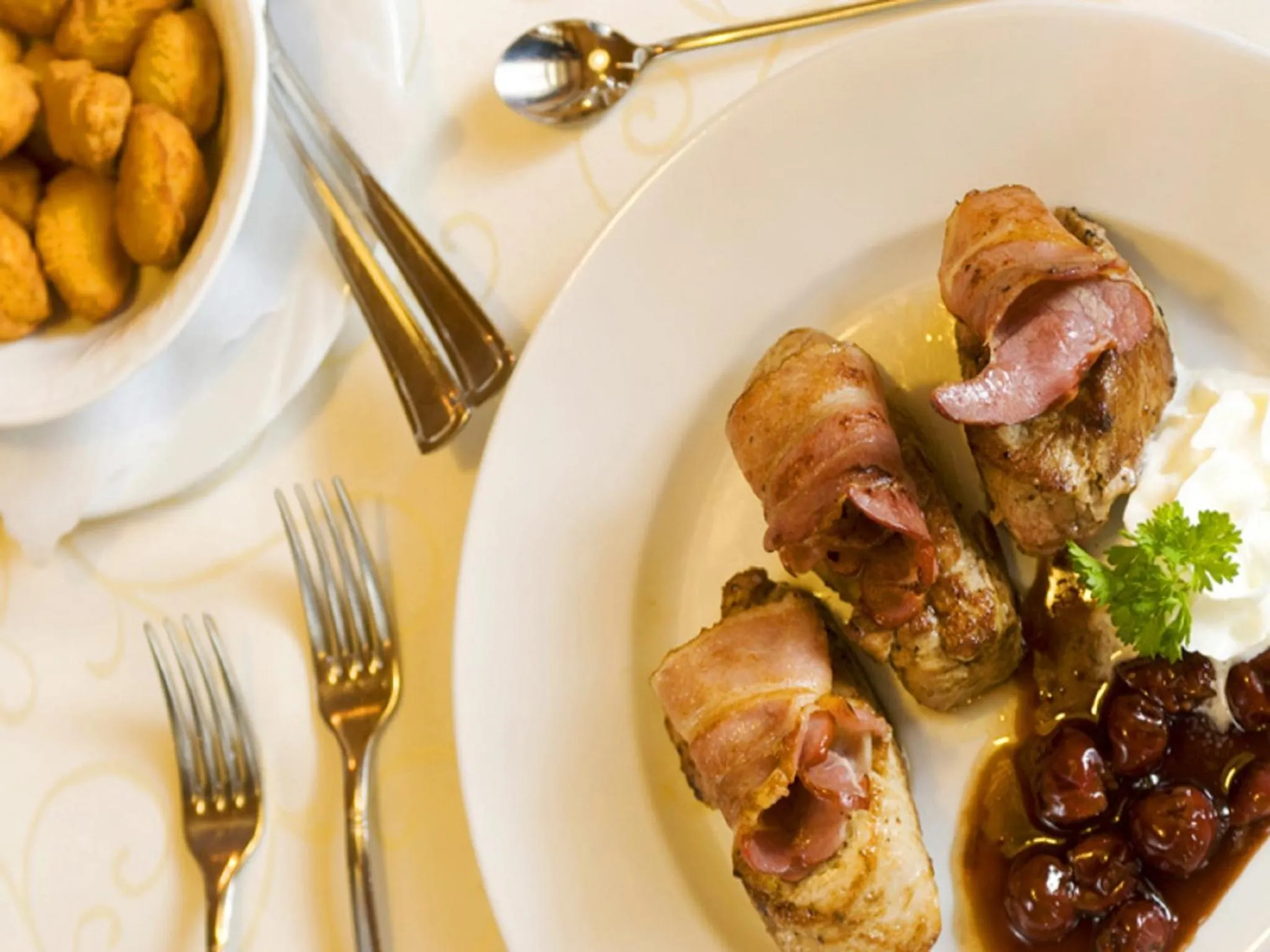 Food close-up in Burg Hotel Feldberg