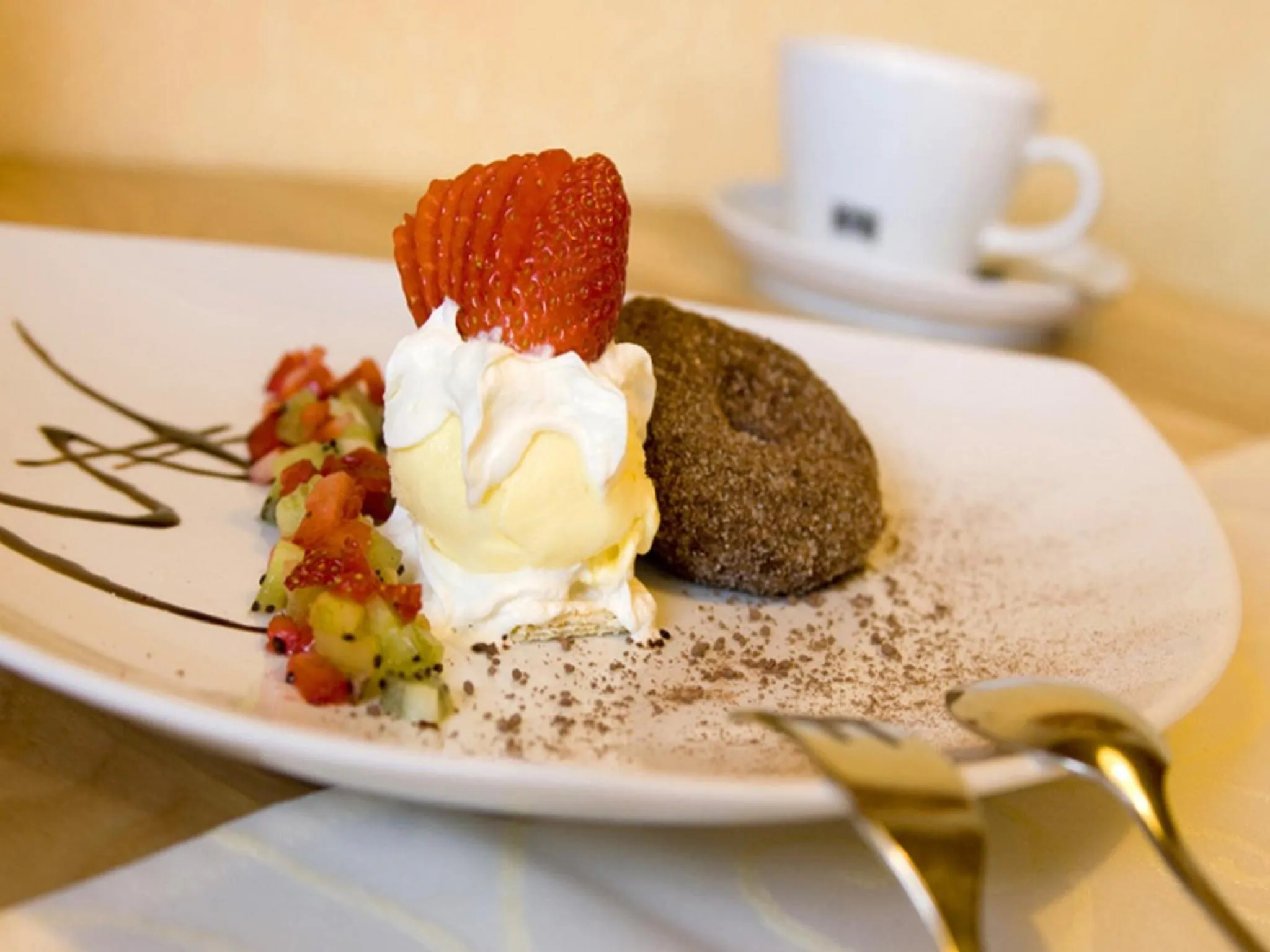 Food close-up in Burg Hotel Feldberg