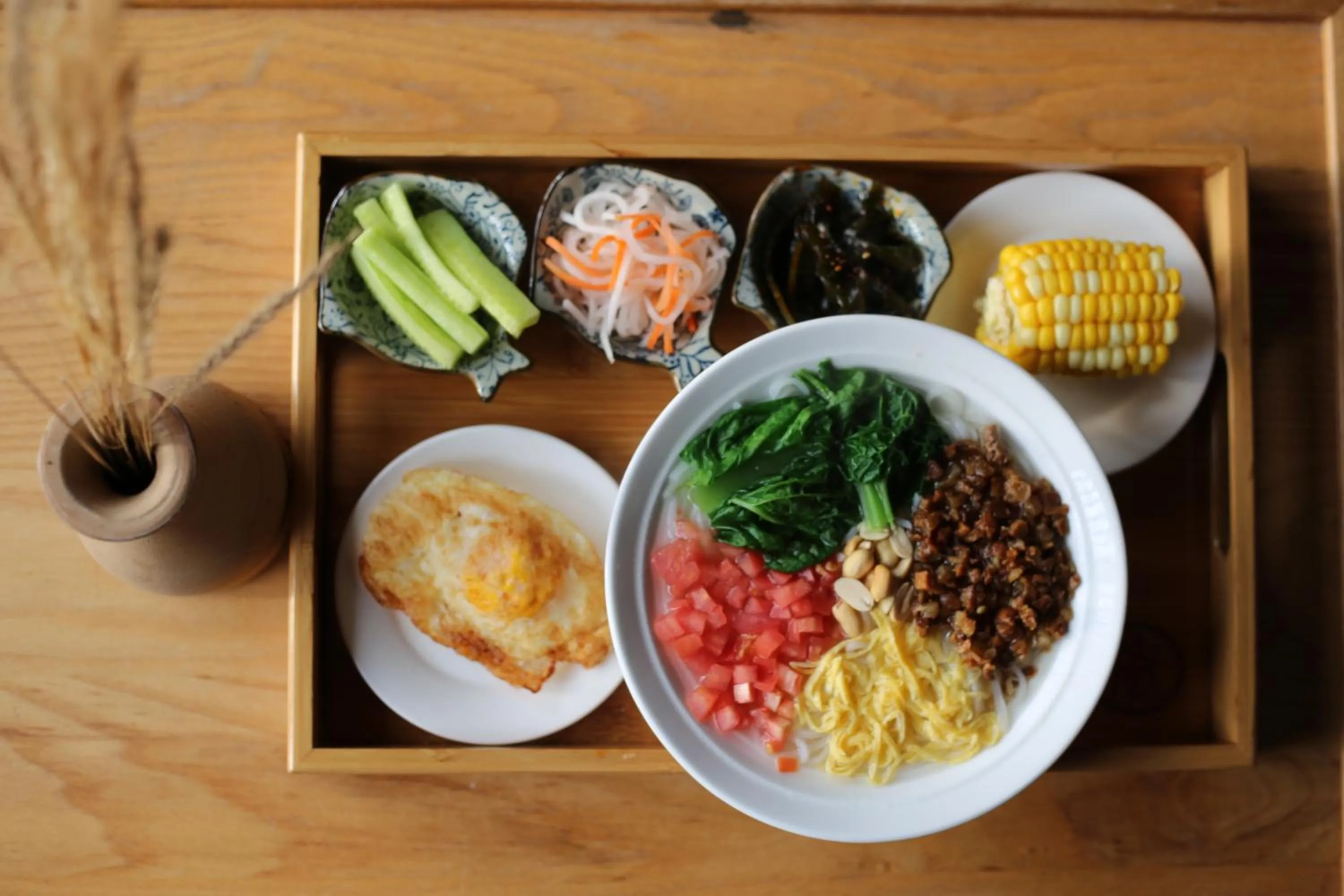 Breakfast in Dali Shaxi Qing Jing Courtyard