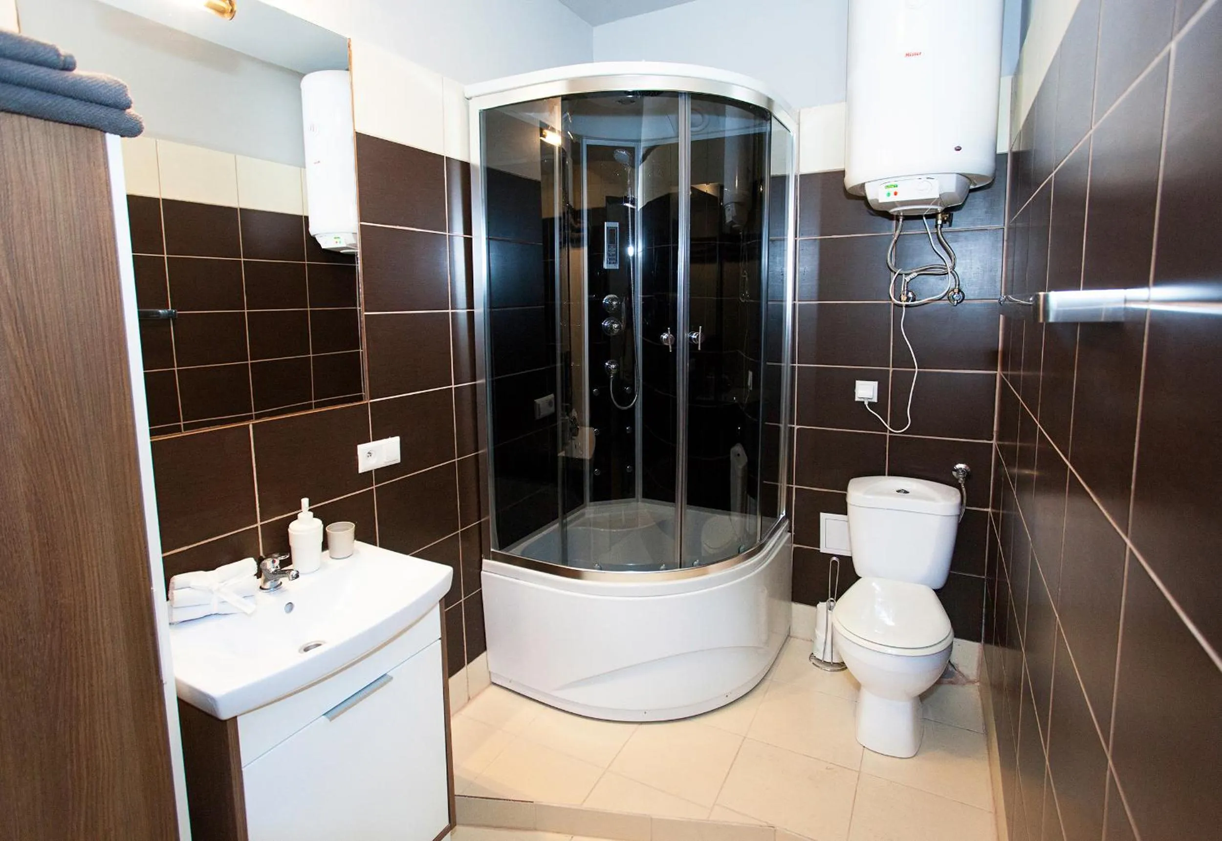 Shower in Studio Apartament Centrum Katowice