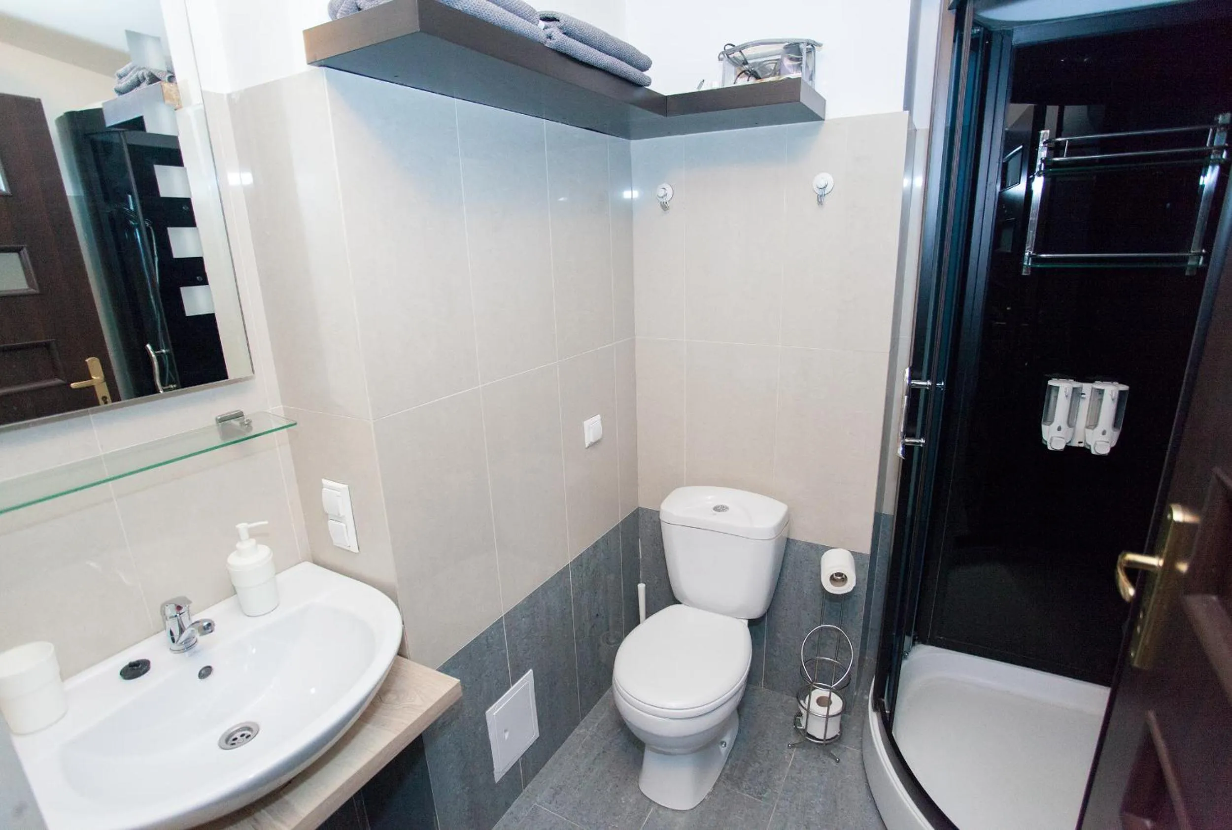 Shower in Studio Apartament Centrum Katowice