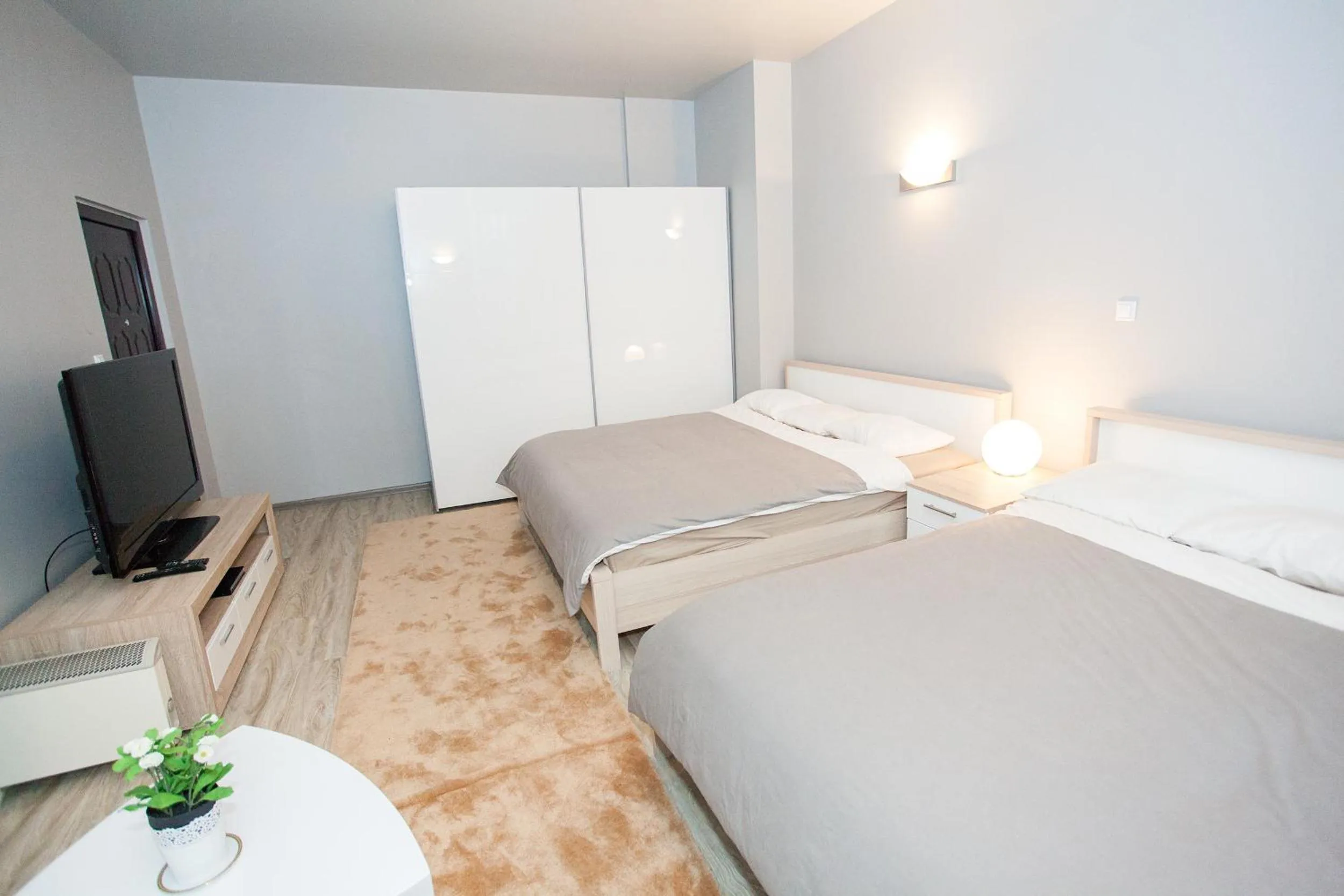 Living room, Bed in Studio Apartament Centrum Katowice