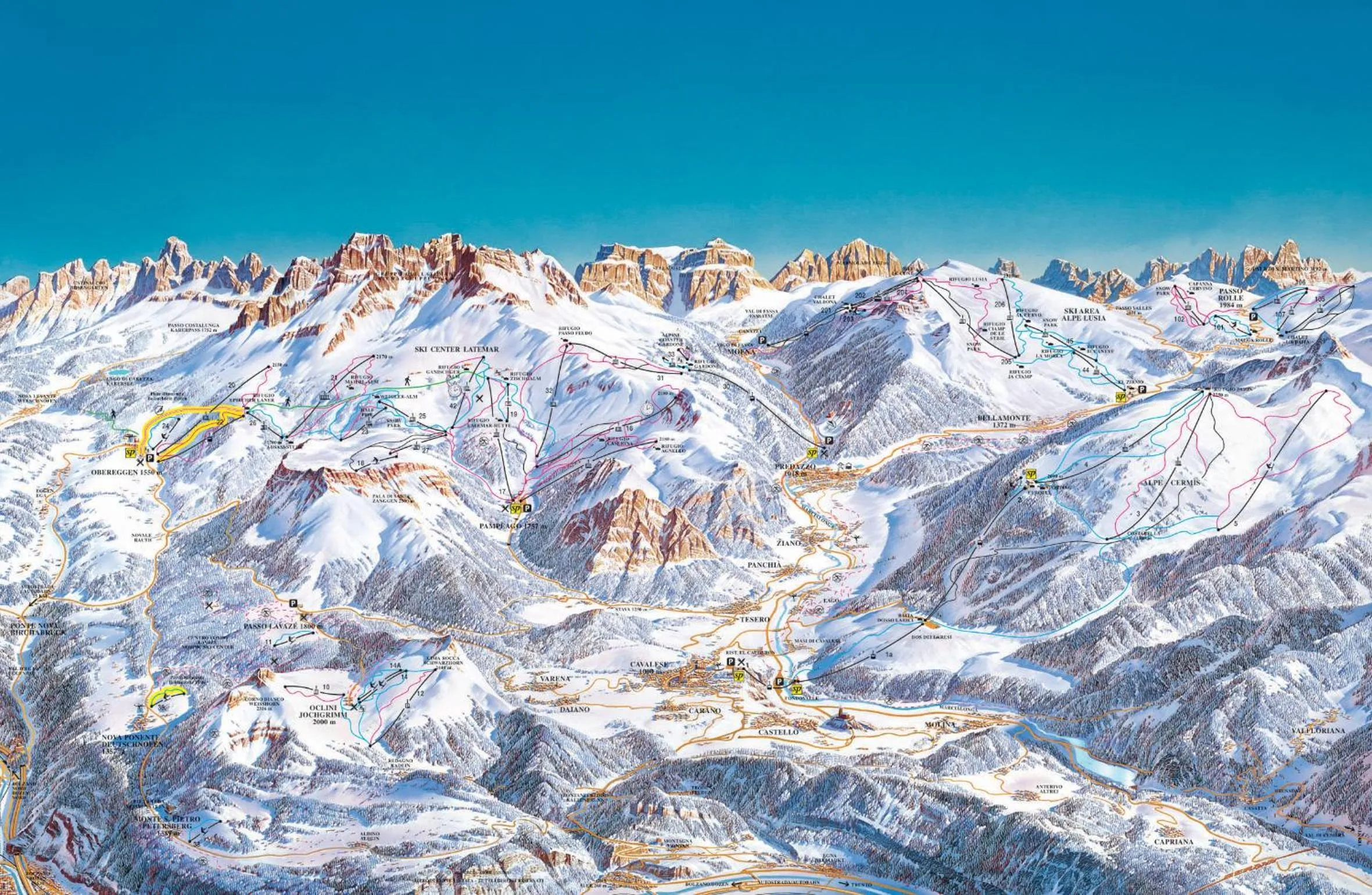Skiing in Almida