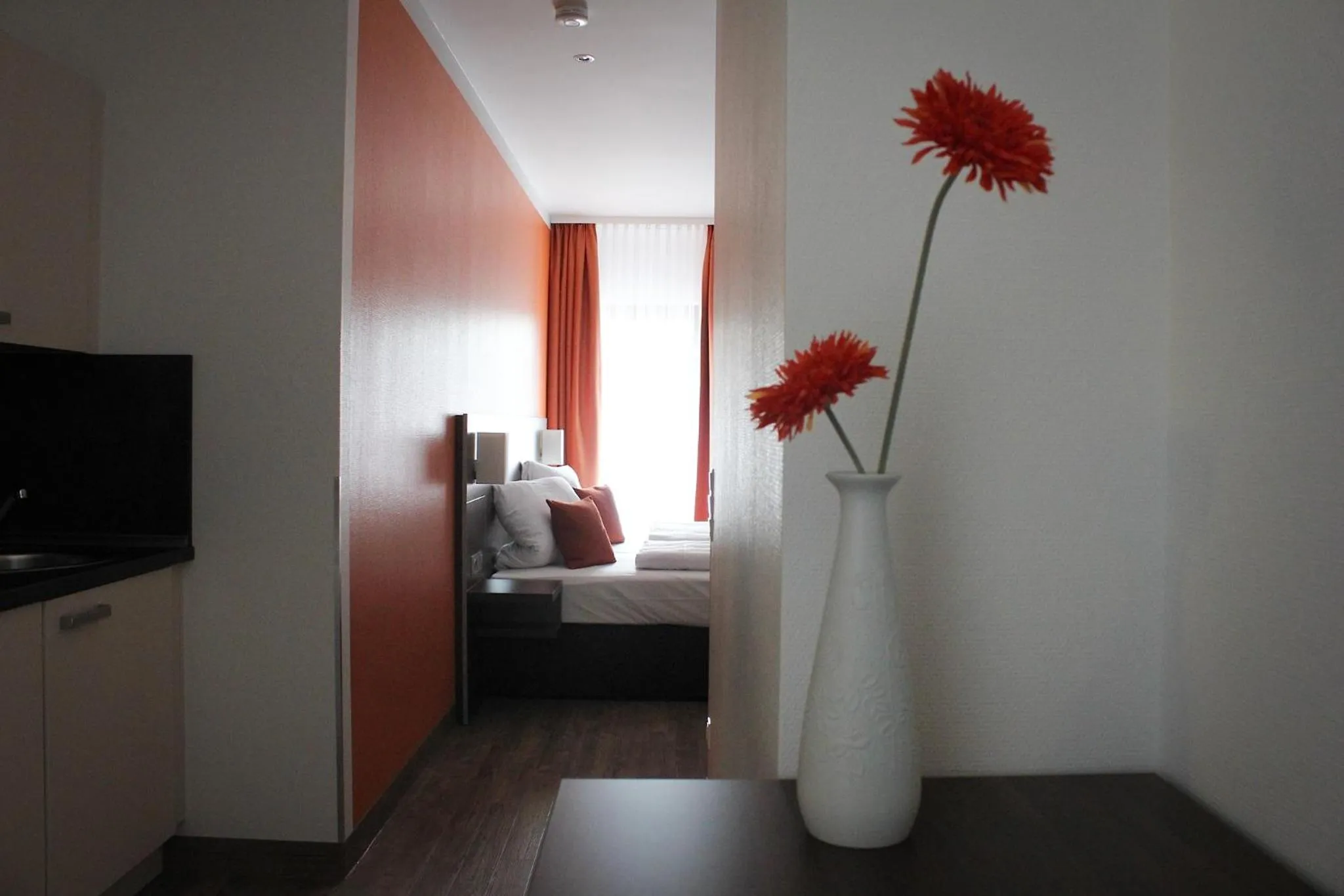 Bed in Hotel Rosenhof Garni