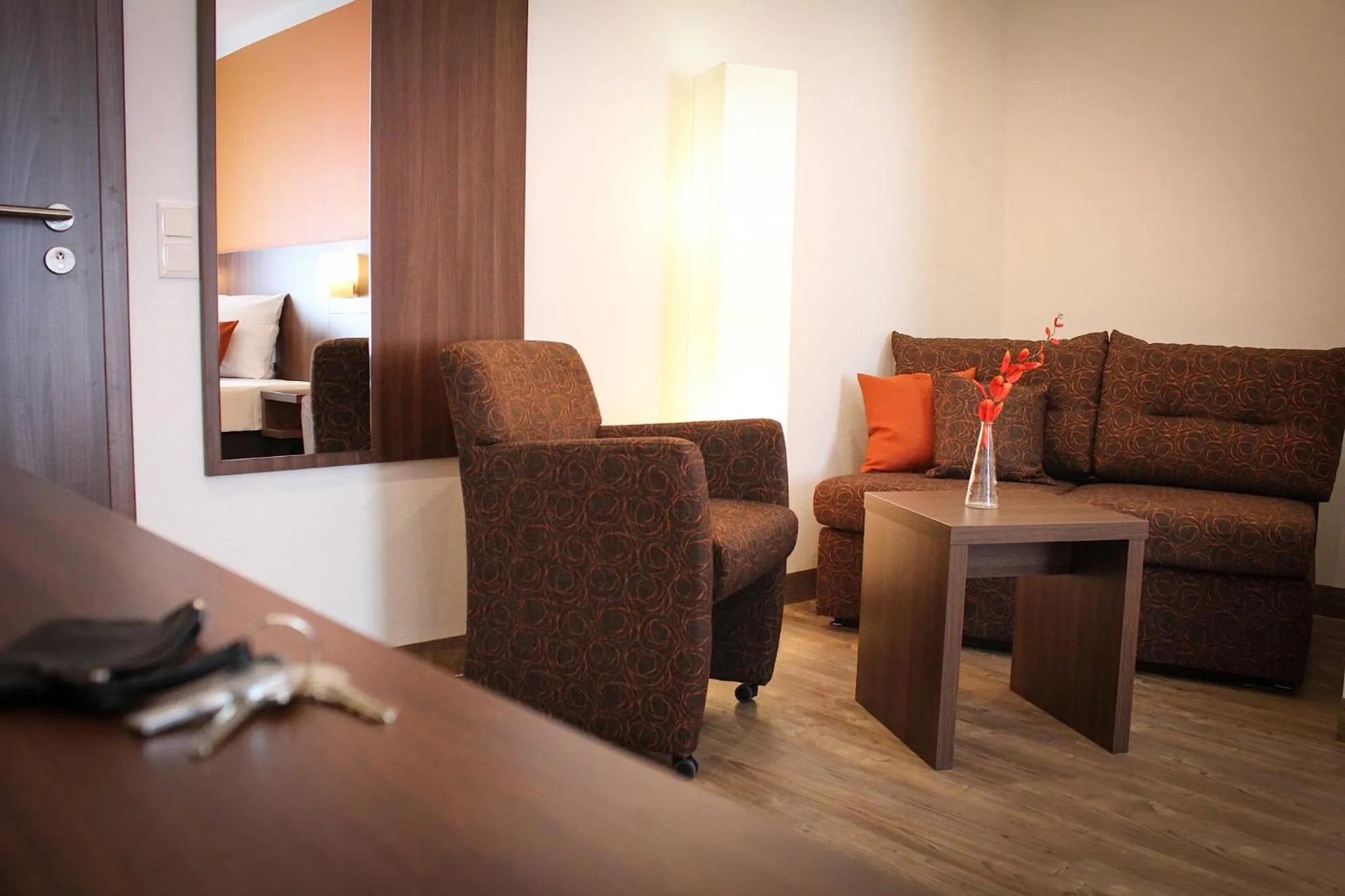 Seating area in Hotel Rosenhof Garni