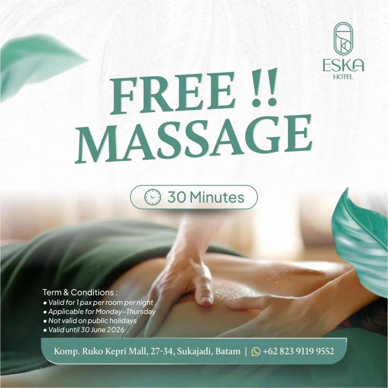 Spa and wellness centre/facilities in ESKA Hotel