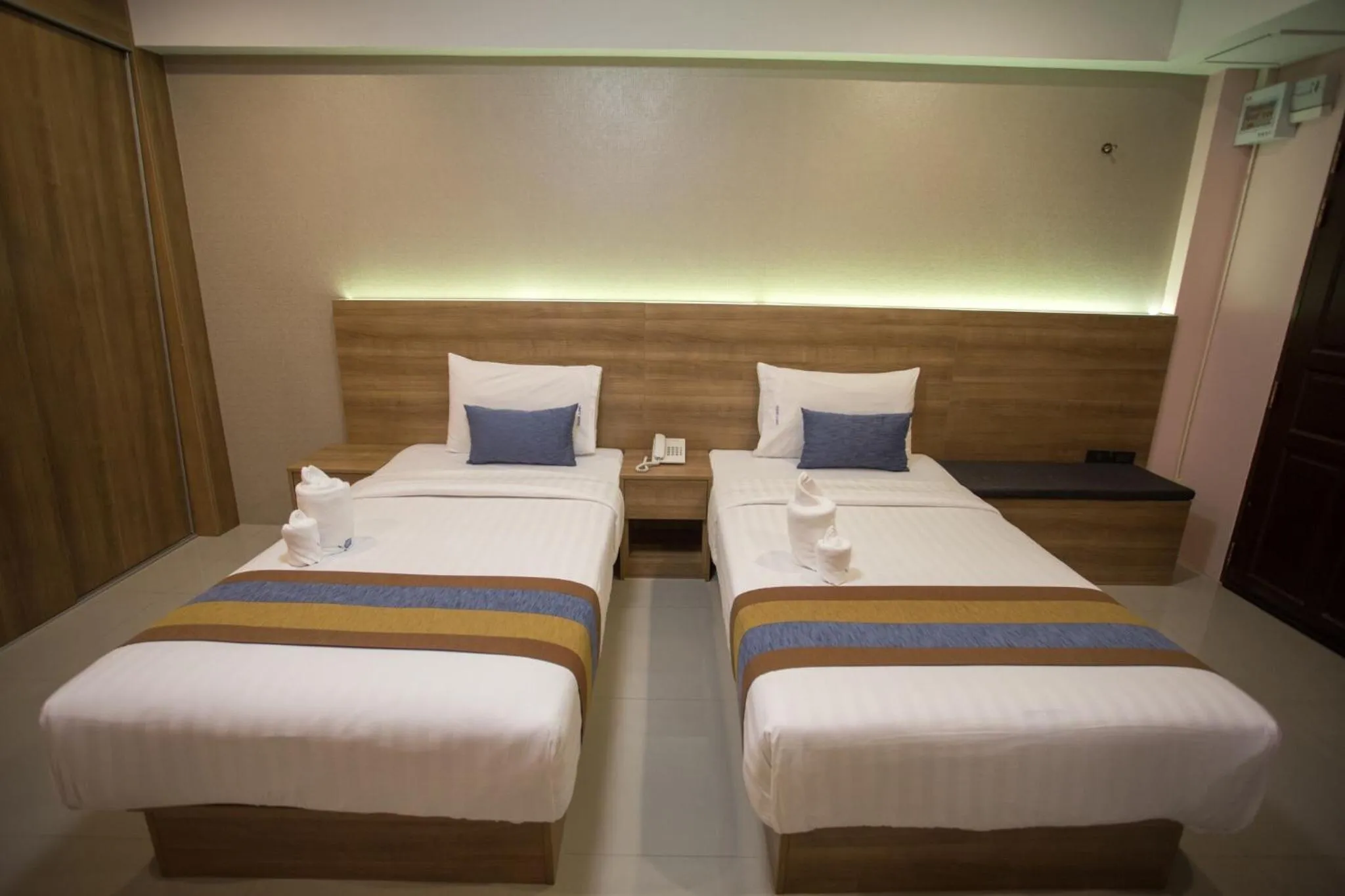 Bed in Unity Hotel