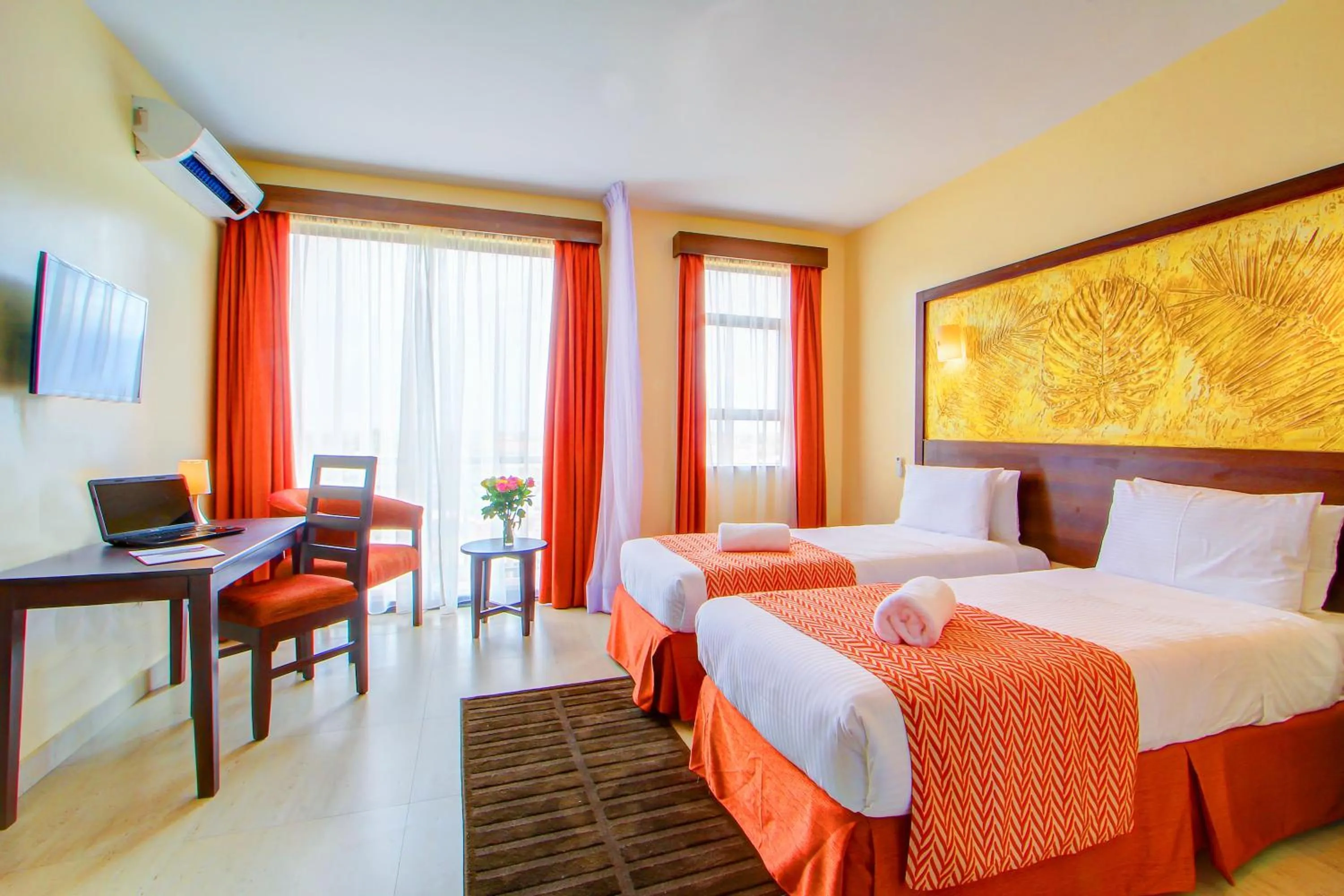 Bed in Vittoria Suites