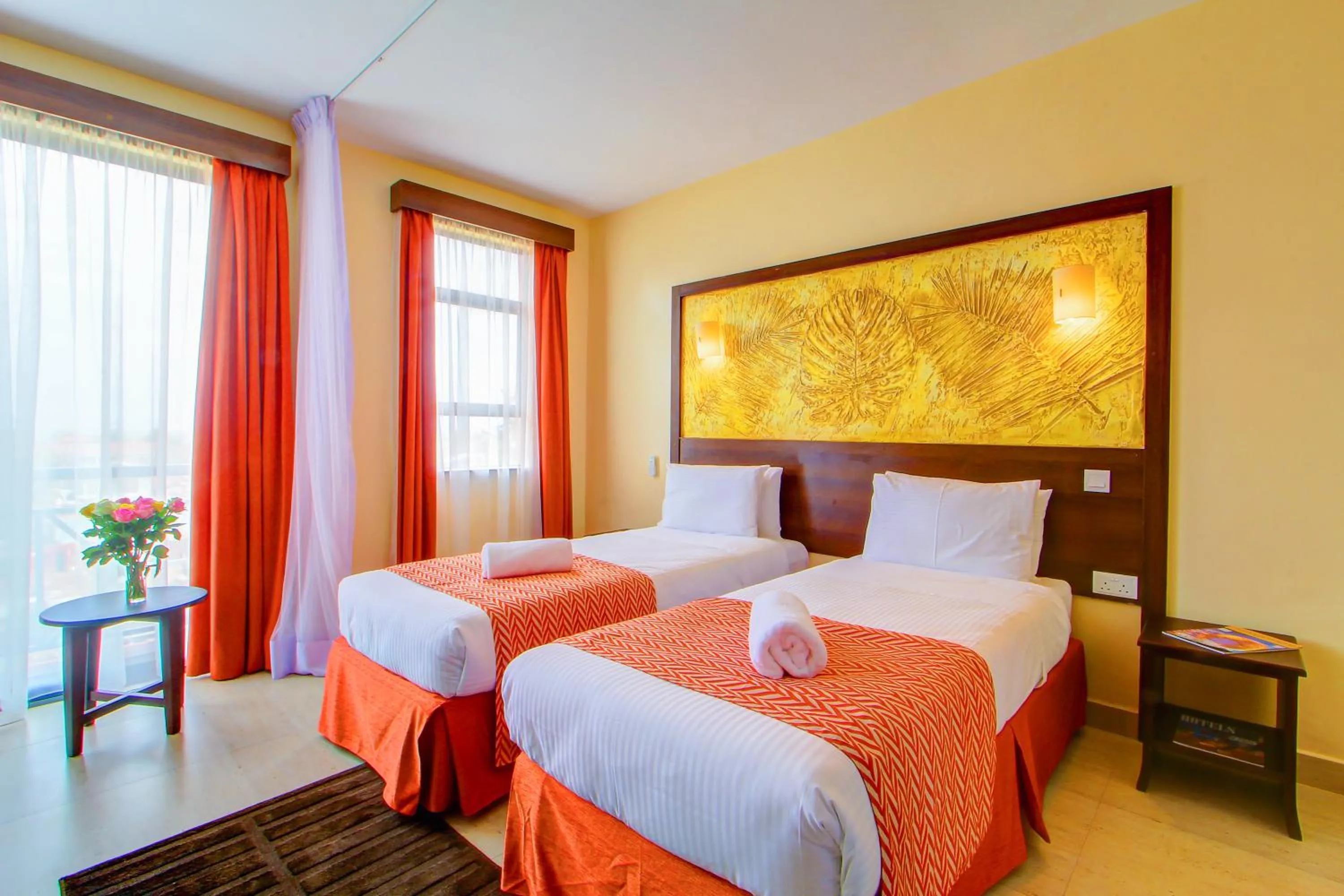 Bed in Vittoria Suites