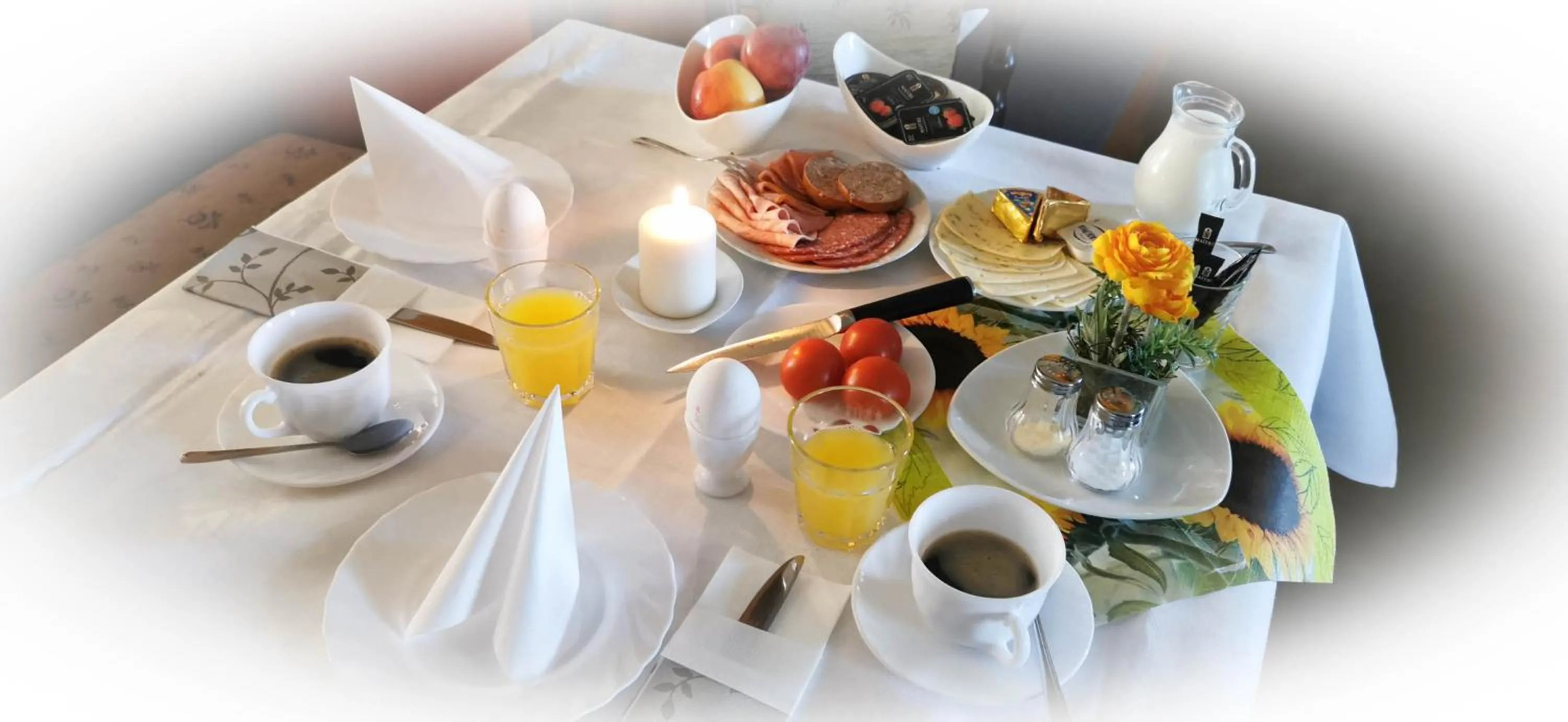 Food and drinks in Gästehaus Hutweide