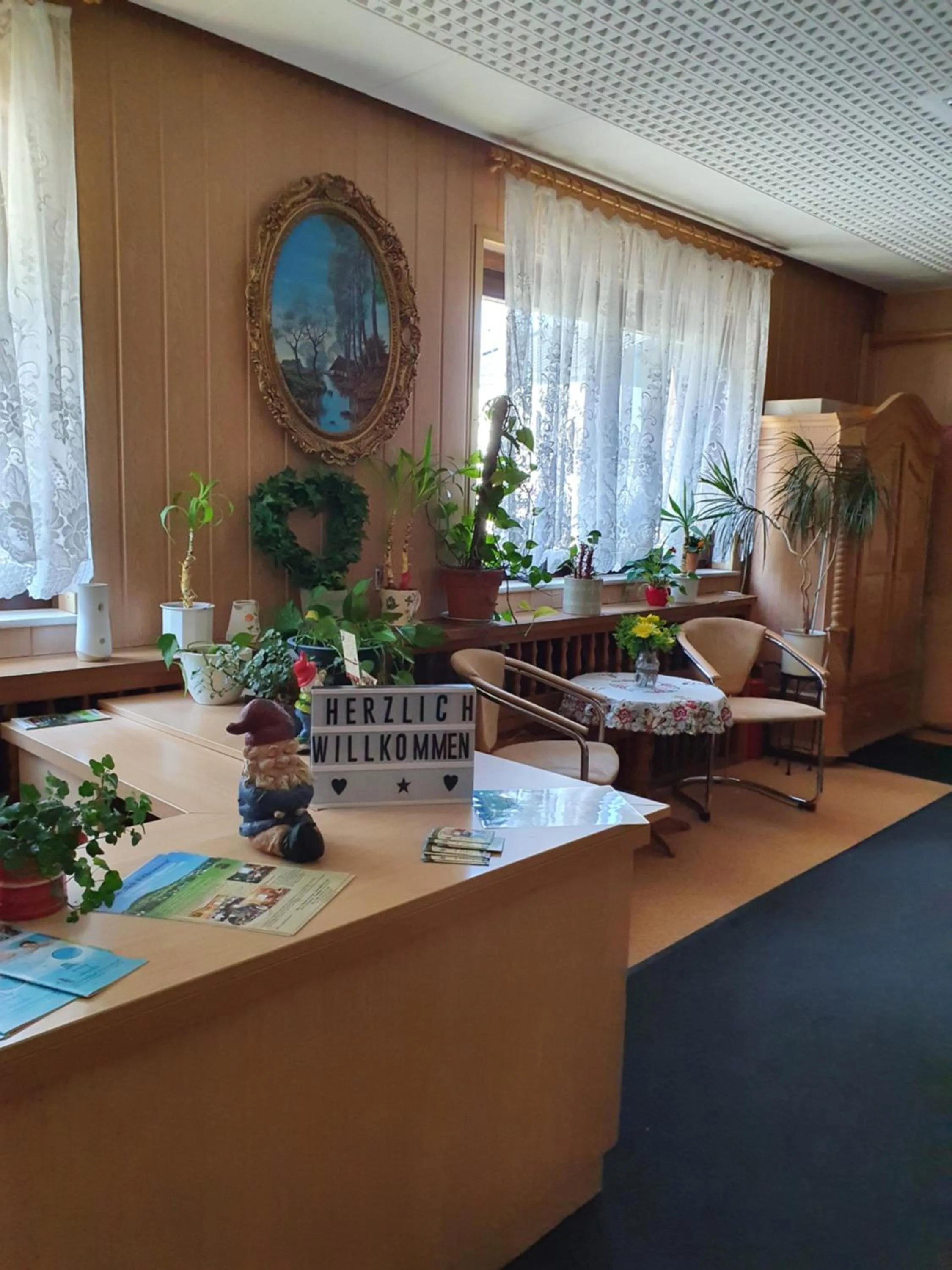 Lobby or reception in Gästehaus Hutweide