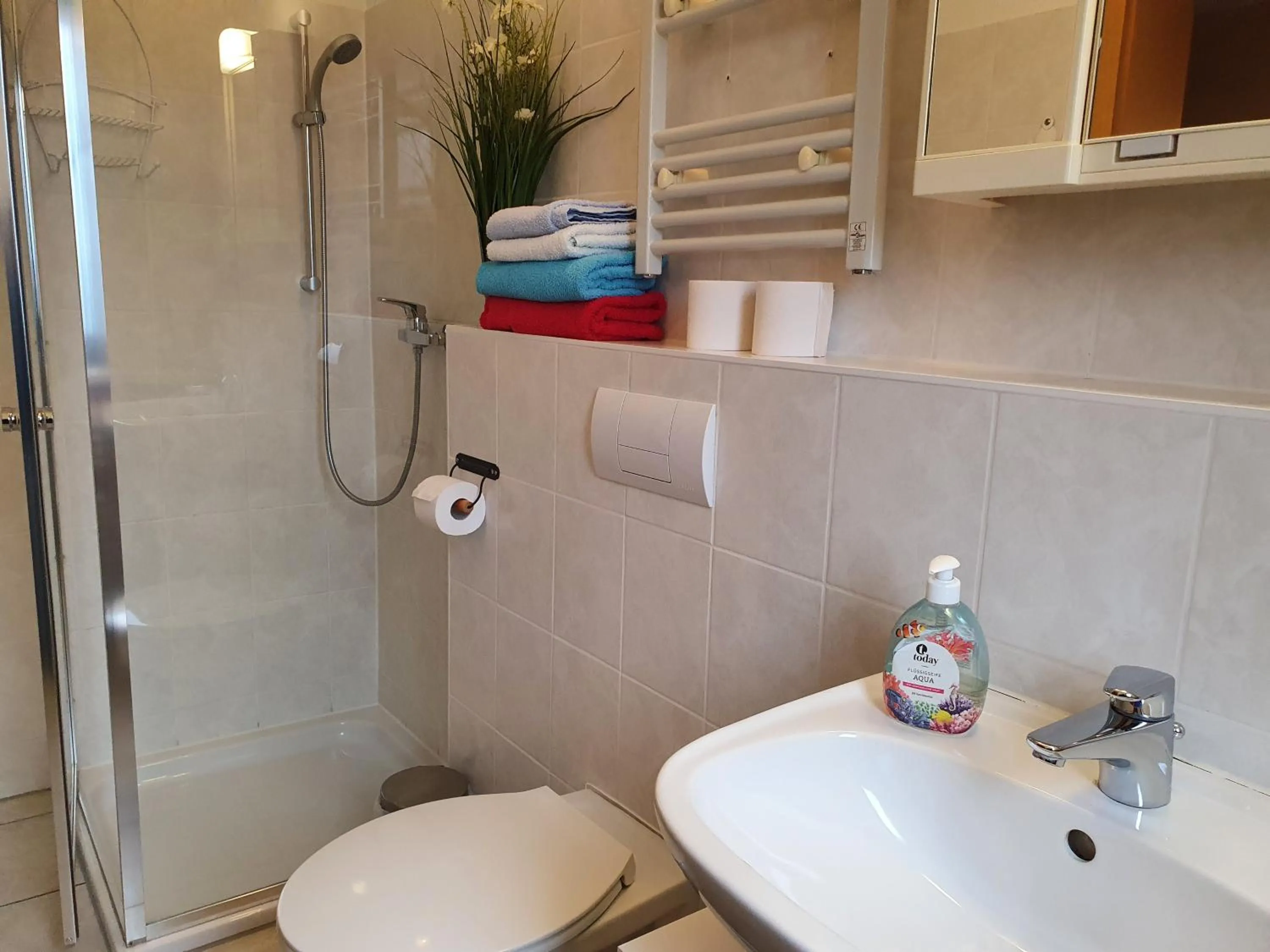 Bathroom in Gästehaus Hutweide