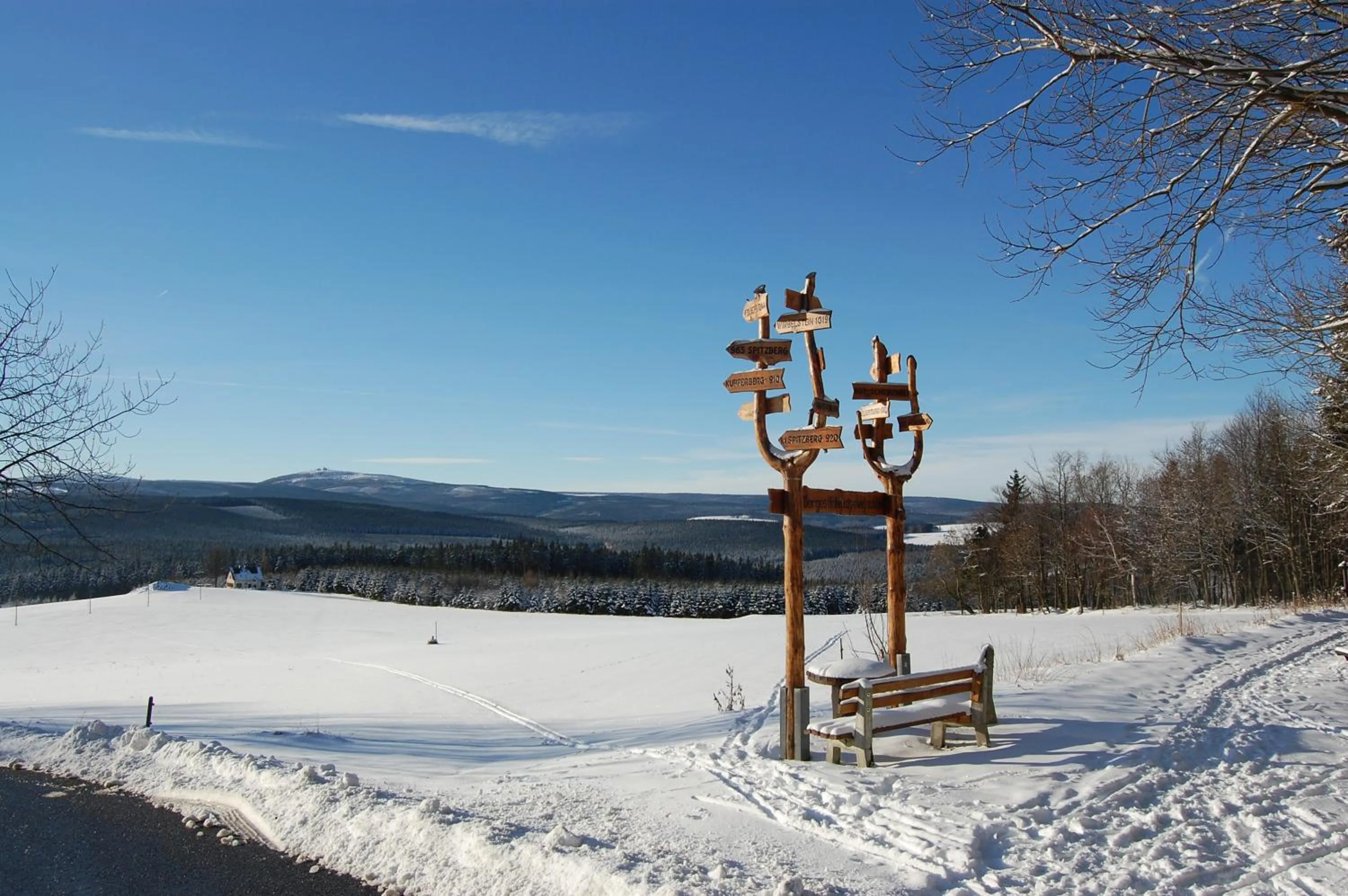 Natural landscape in Gästehaus Hutweide