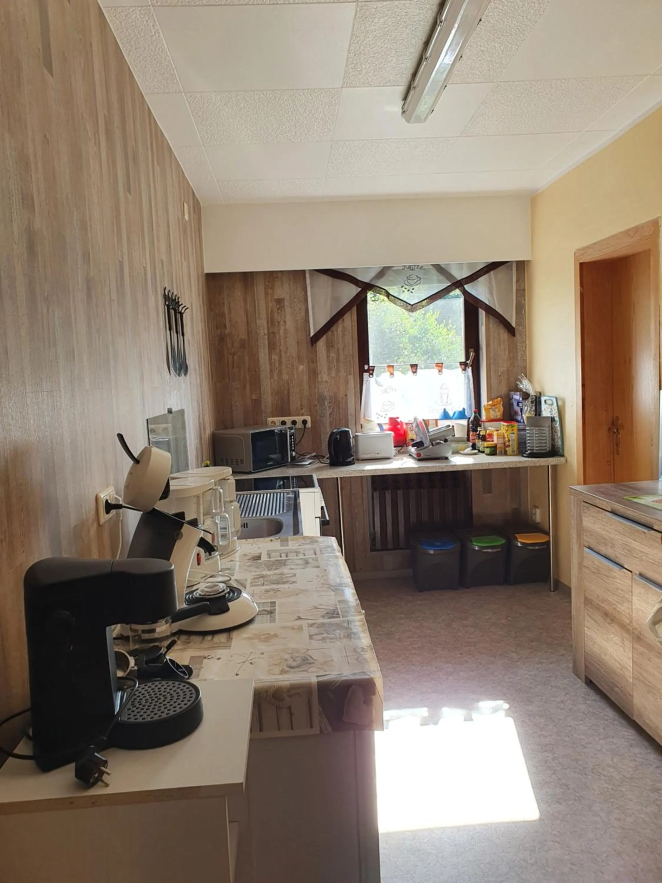 Communal kitchen in Gästehaus Hutweide