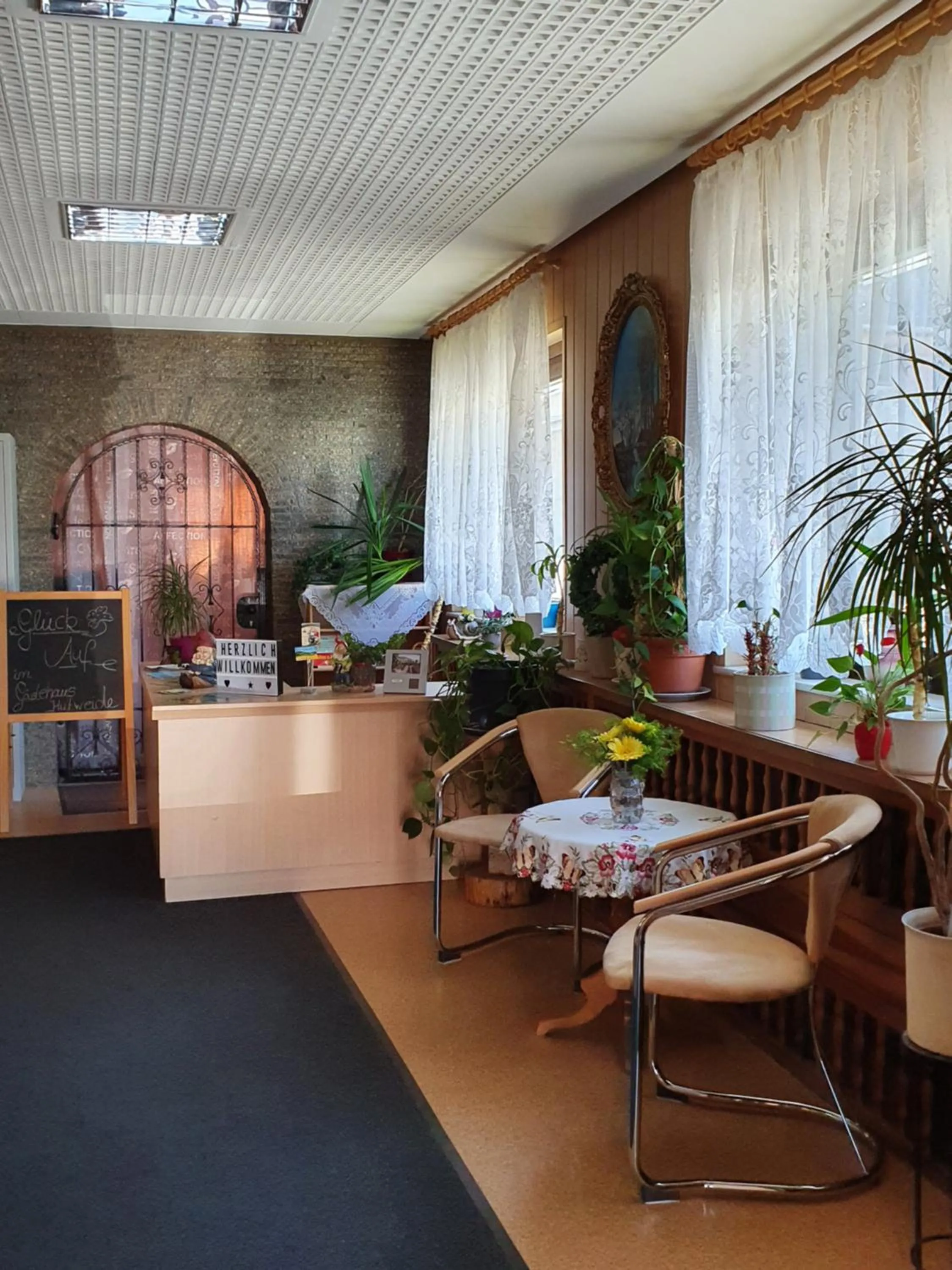 Lobby or reception in Gästehaus Hutweide